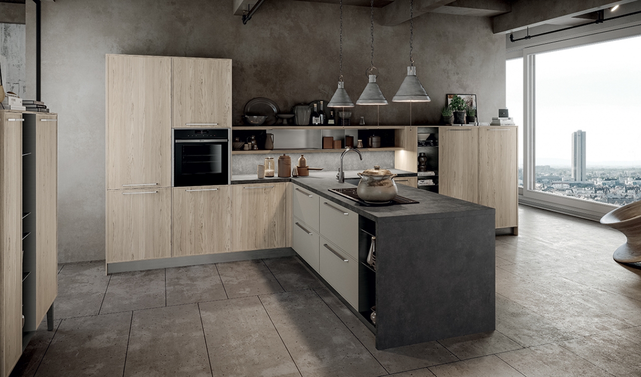 Modern Kitchen Arredo3 Aria Model 05 - 02