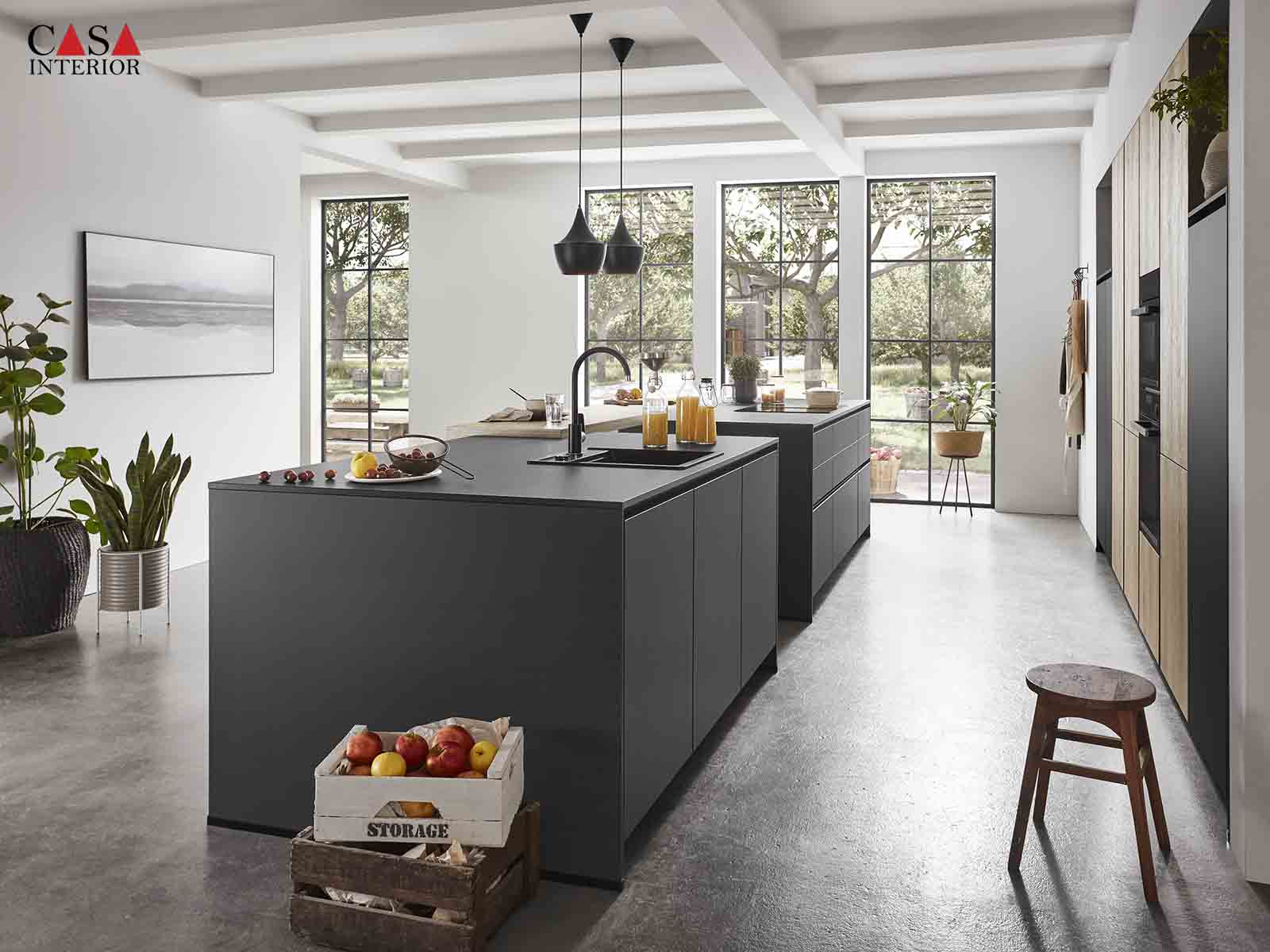 Modern Kitchen Küchentime Natura 744