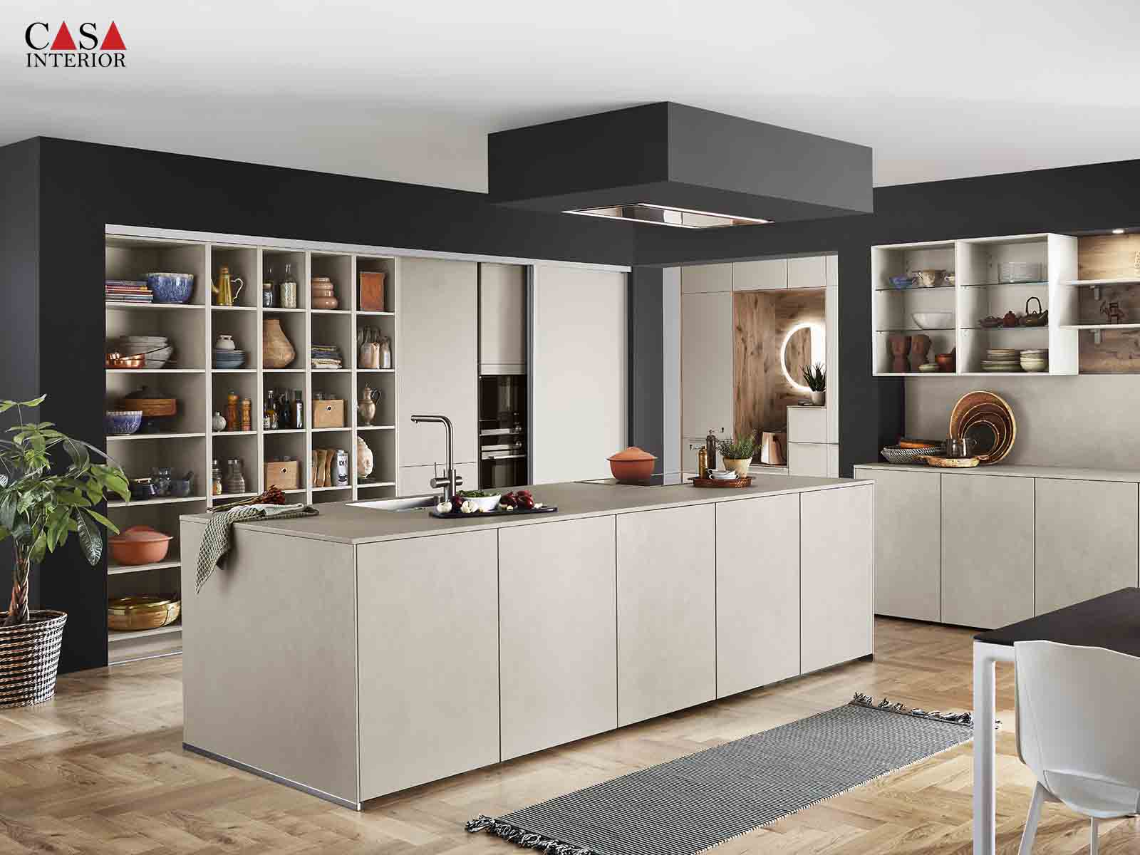 Modern Kitchen Küchentime Riva 842 Line N