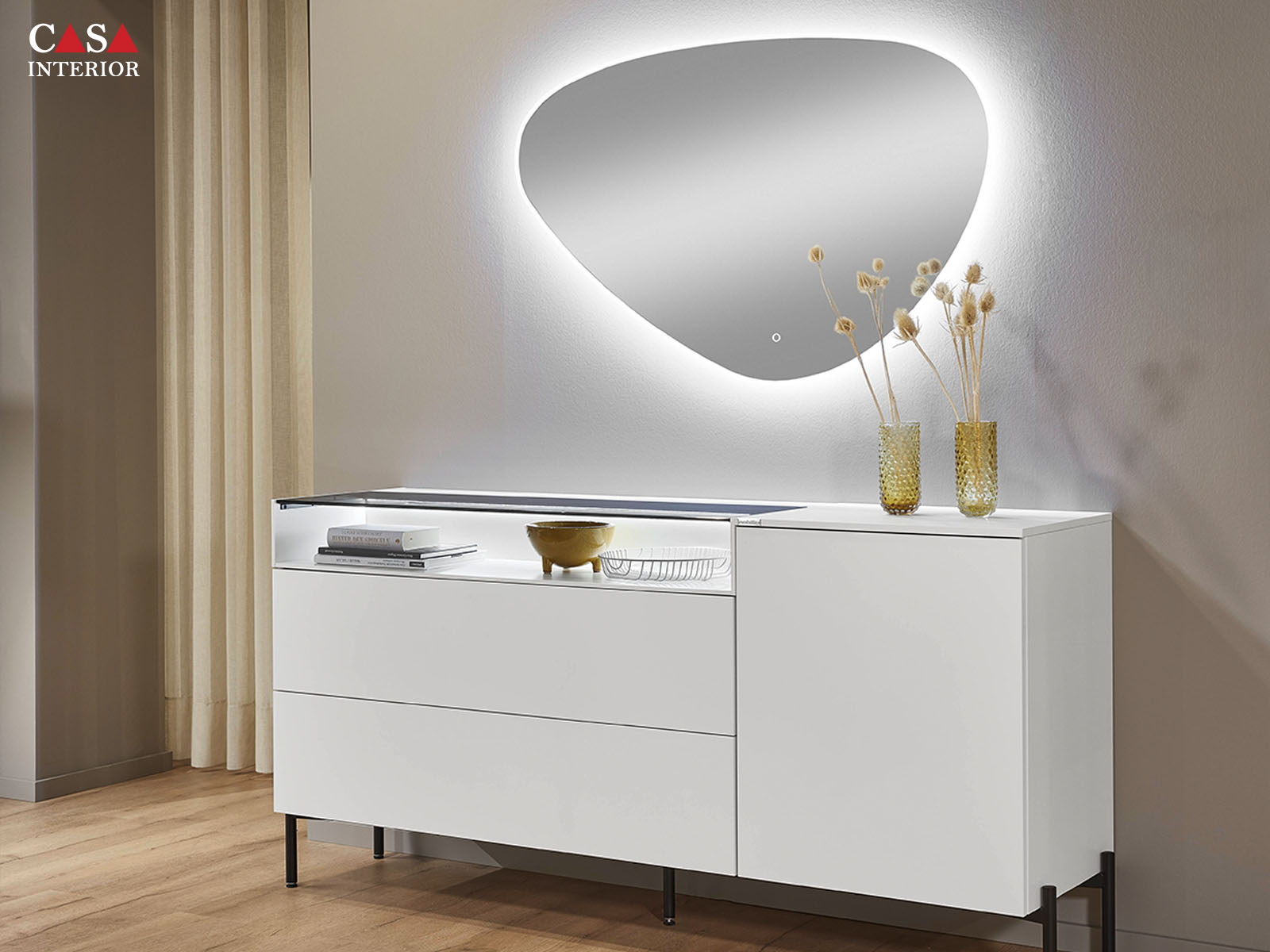 Hall – Nobilia – Senso – 488 Premium honed white – 1