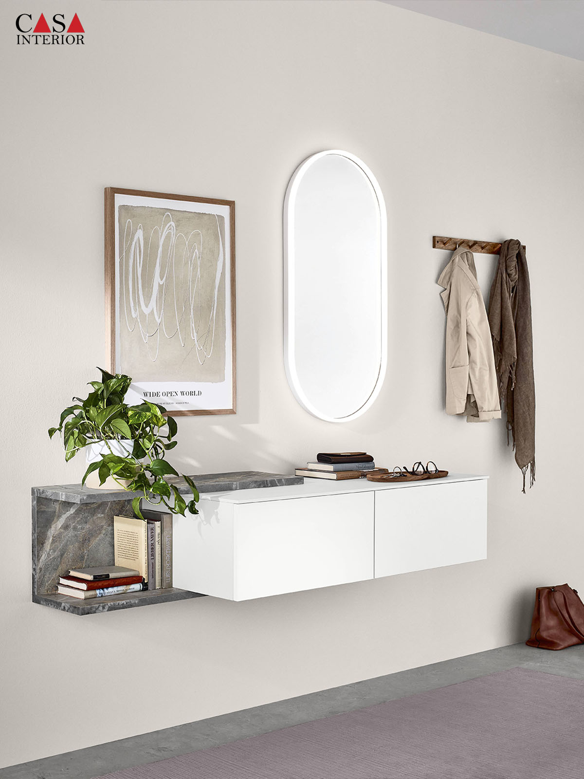 Hall – Nobilia – Senso – 488 Premium honed white – 2