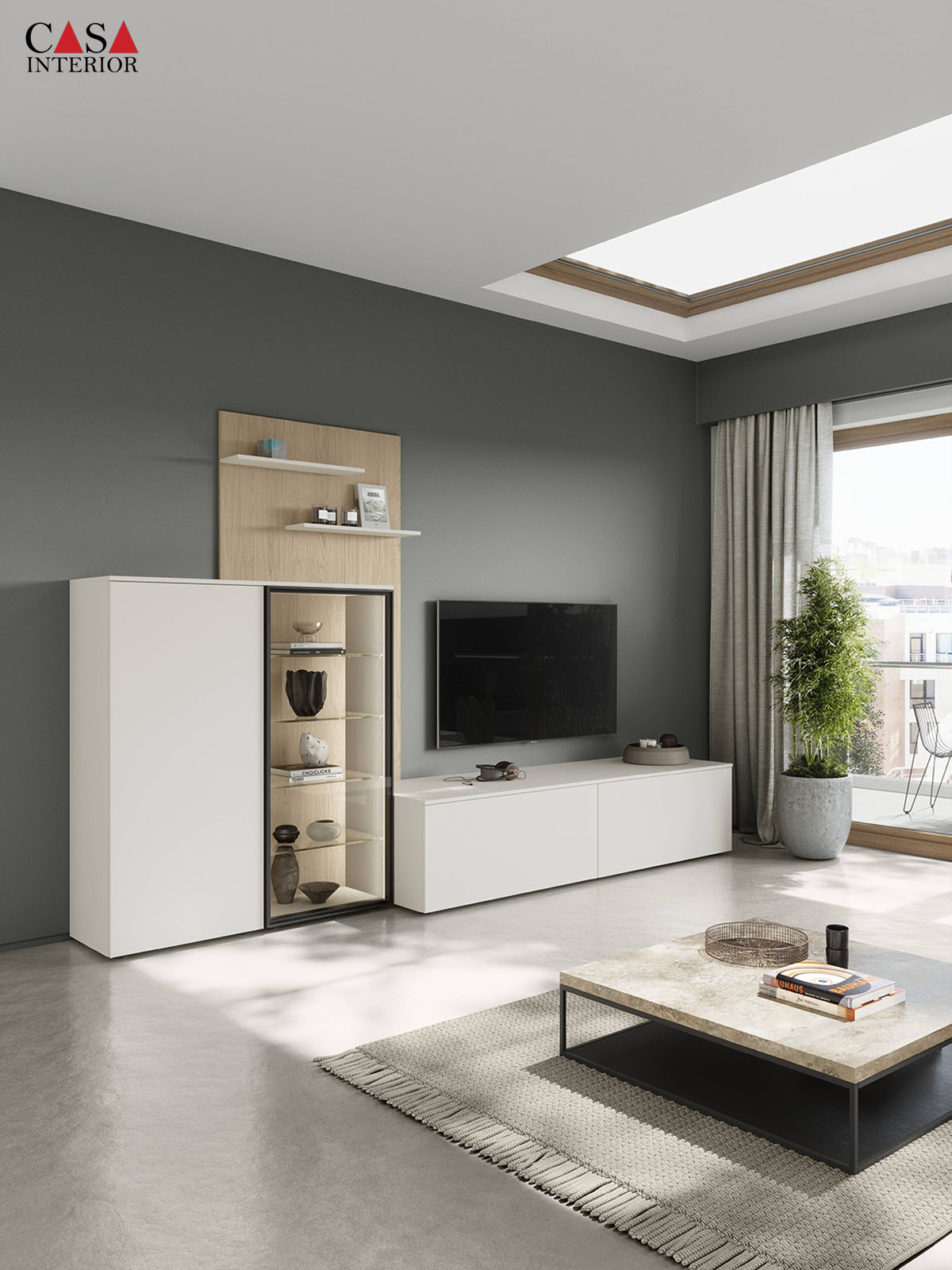 Livingroom – Nobilia – Senso – 488 Premium honed white – 4