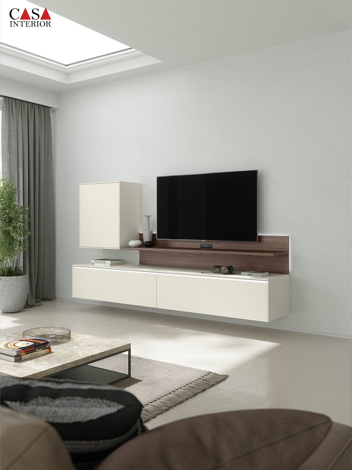 Livingroom – Nobilia – Senso – 488 Premium honed white – Line N – 1