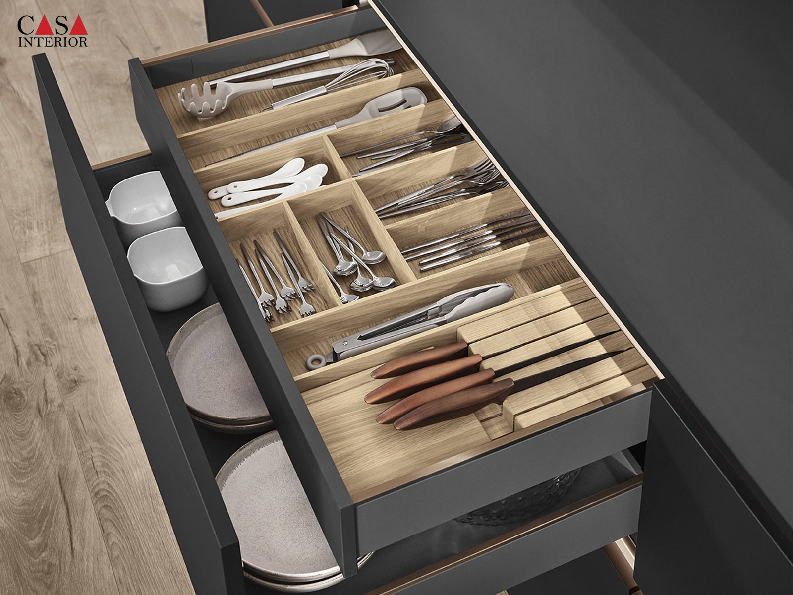 Modern kitchen Küchentime Senso 496