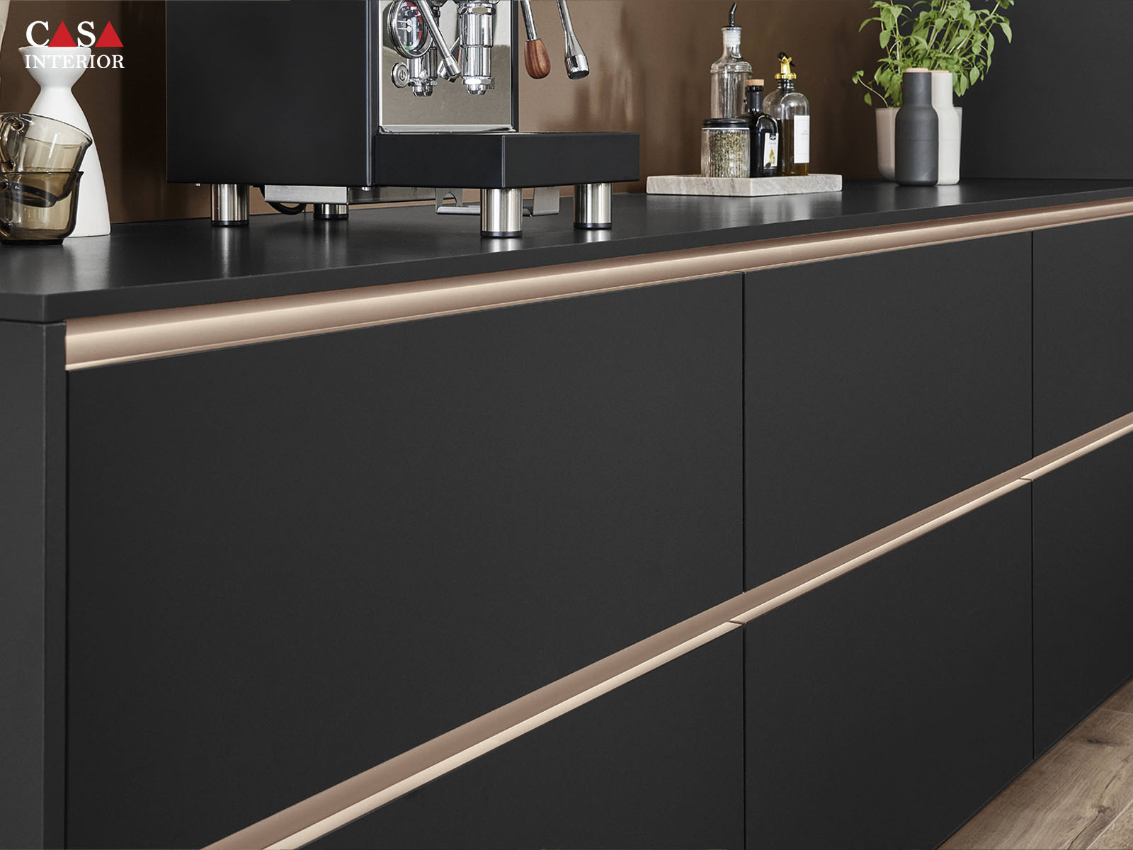 Modern kitchen Küchentime Senso 496