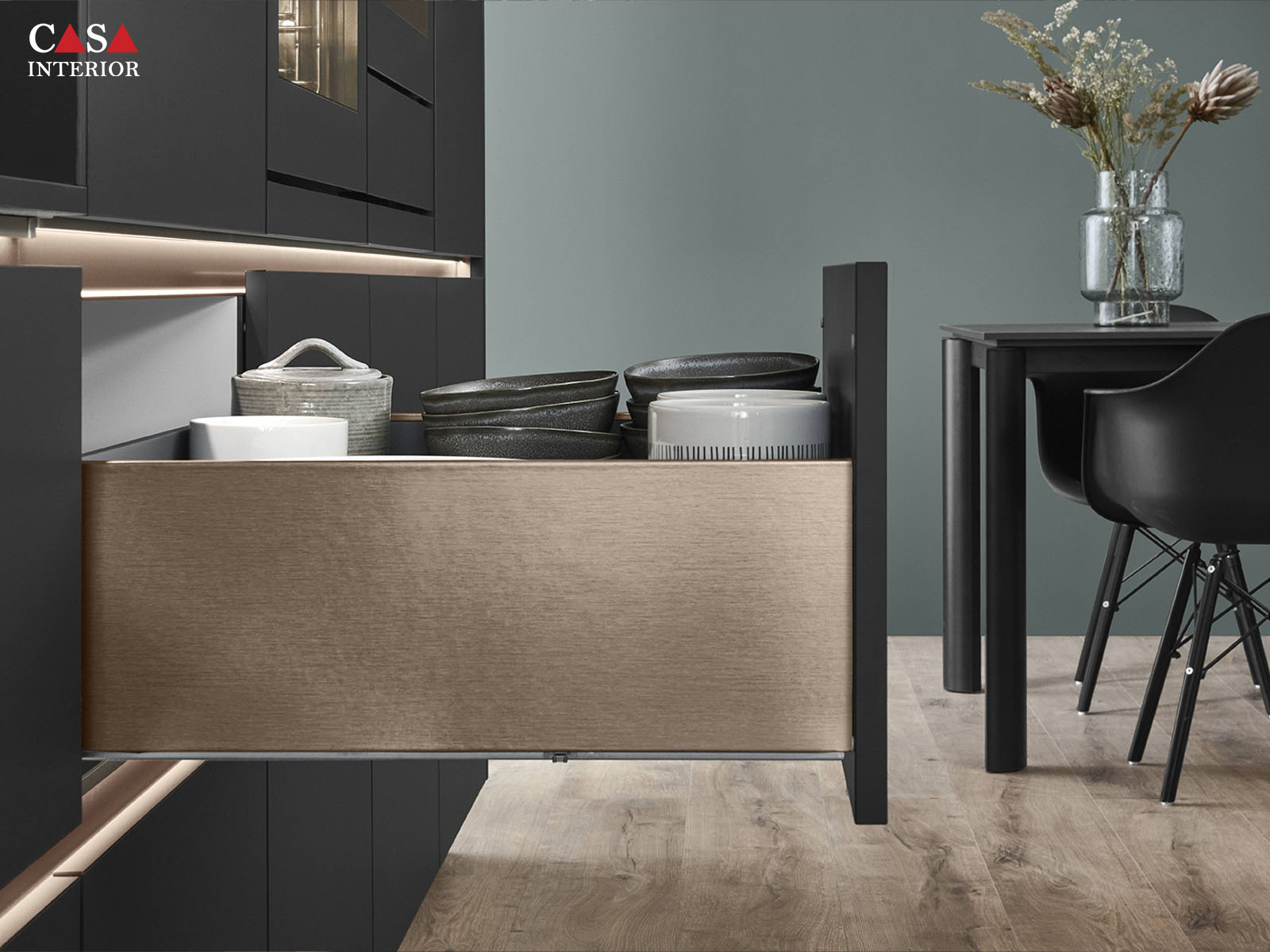 Modern kitchen Küchentime Senso 496