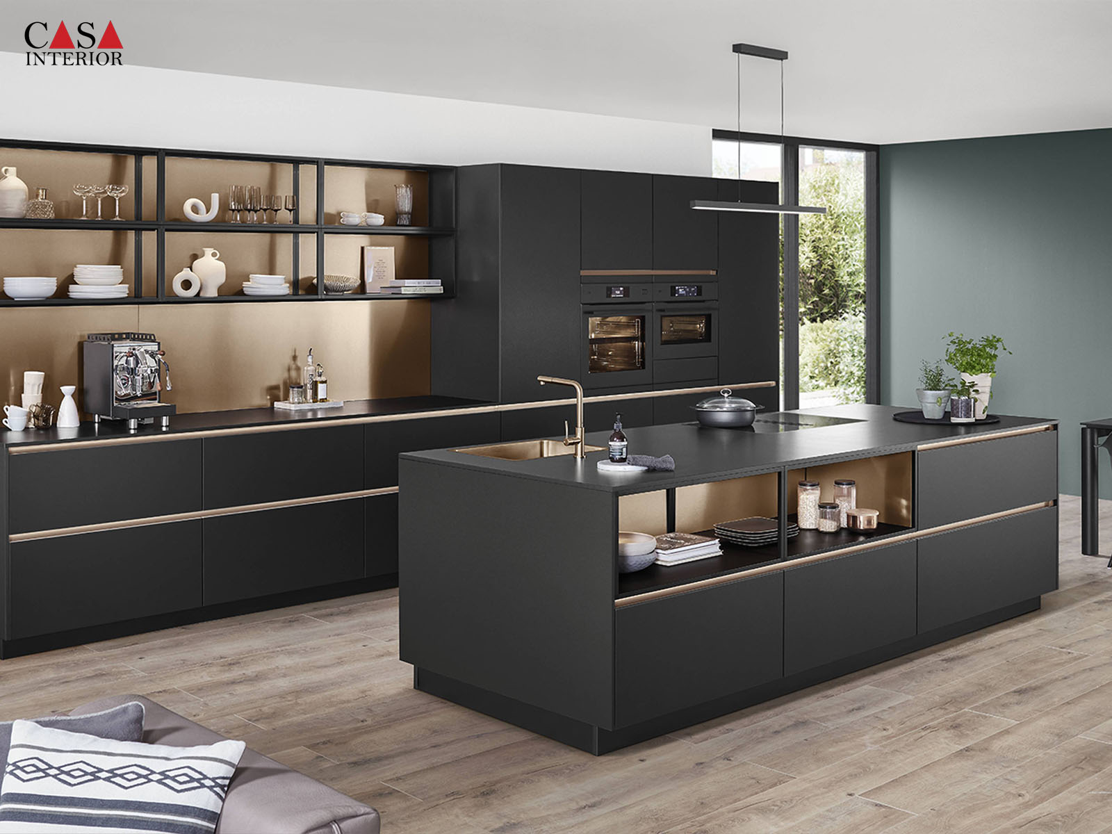 Modern kitchen Küchentime Senso 496