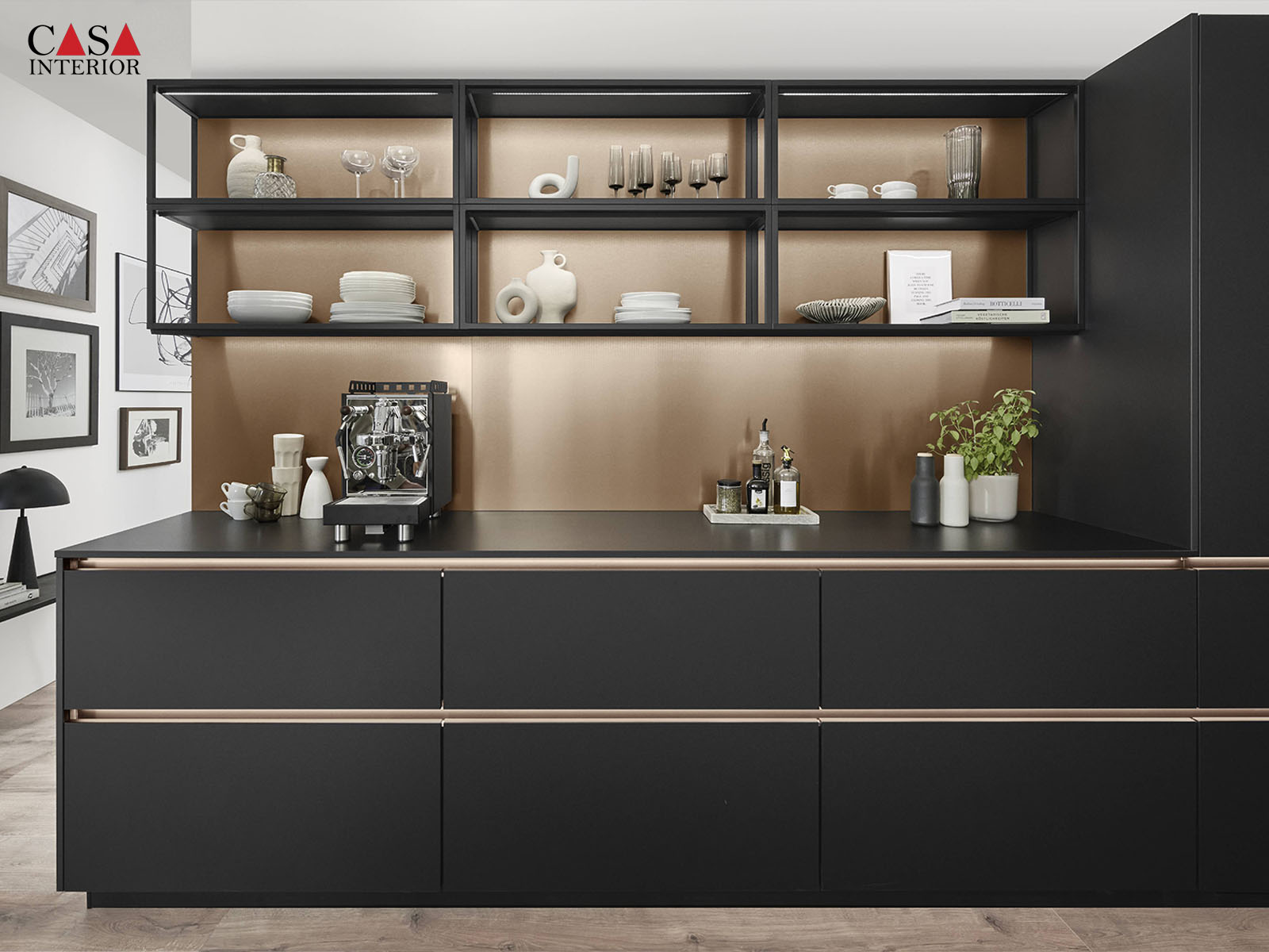 Modern kitchen Küchentime Senso 496