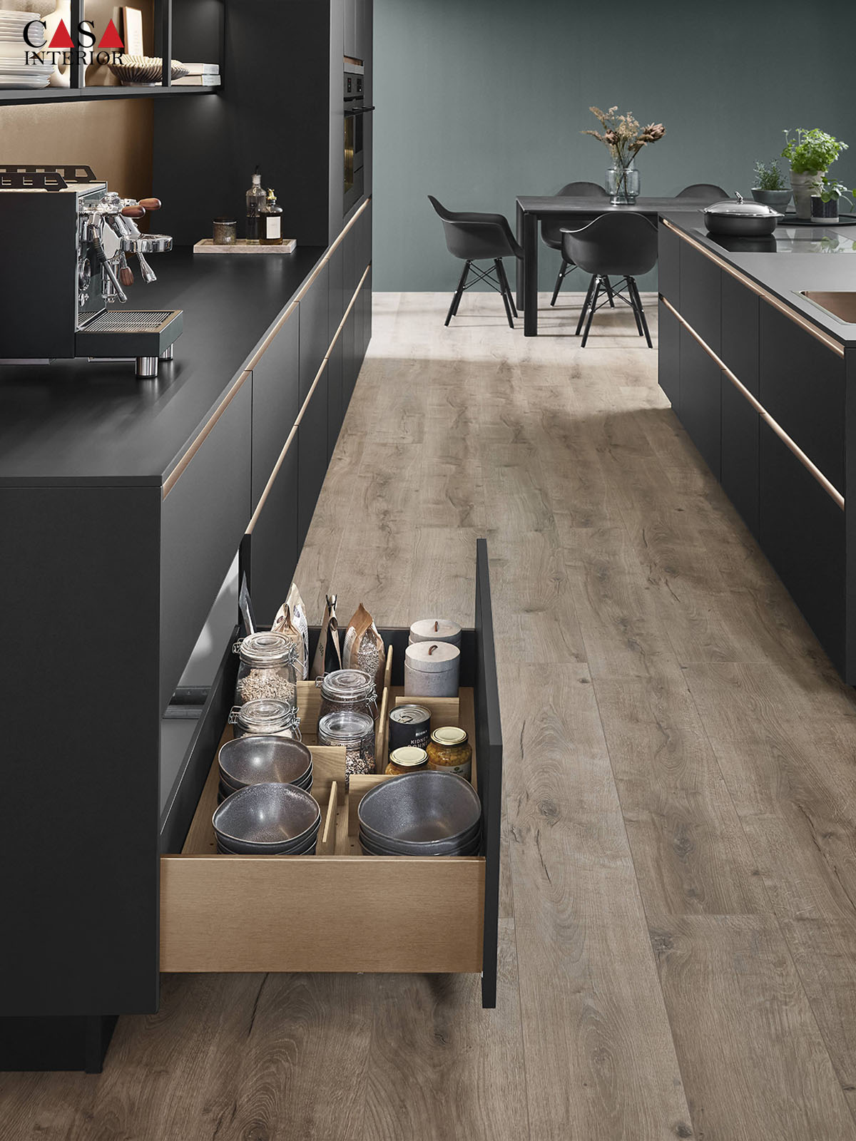 Modern kitchen Küchentime Senso 496