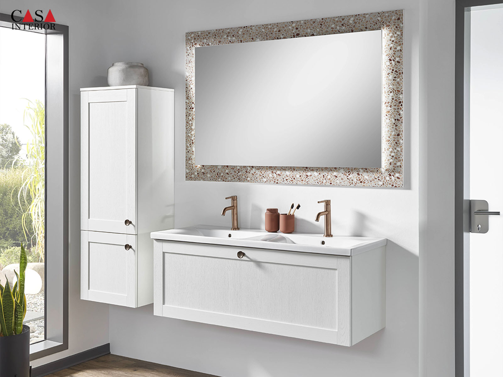 Bathroom – Nobilia – Frame – 613 White wood texture – 2