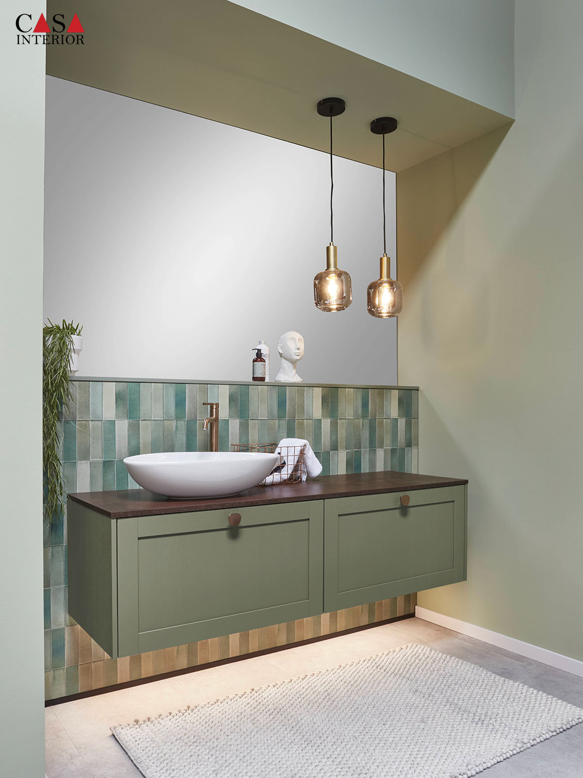 Baño – Nobilia – Frame – 617 Estructura de madera verde oliva