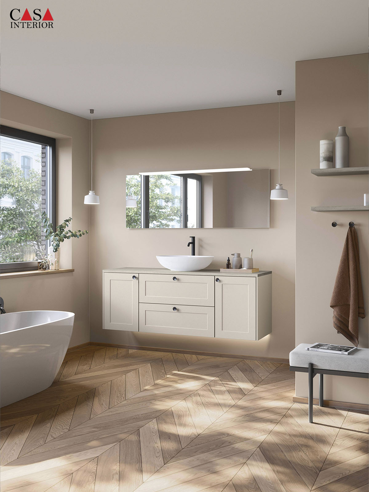 Baño – Nobilia – Nordic – 788 arena fina mate perfecto