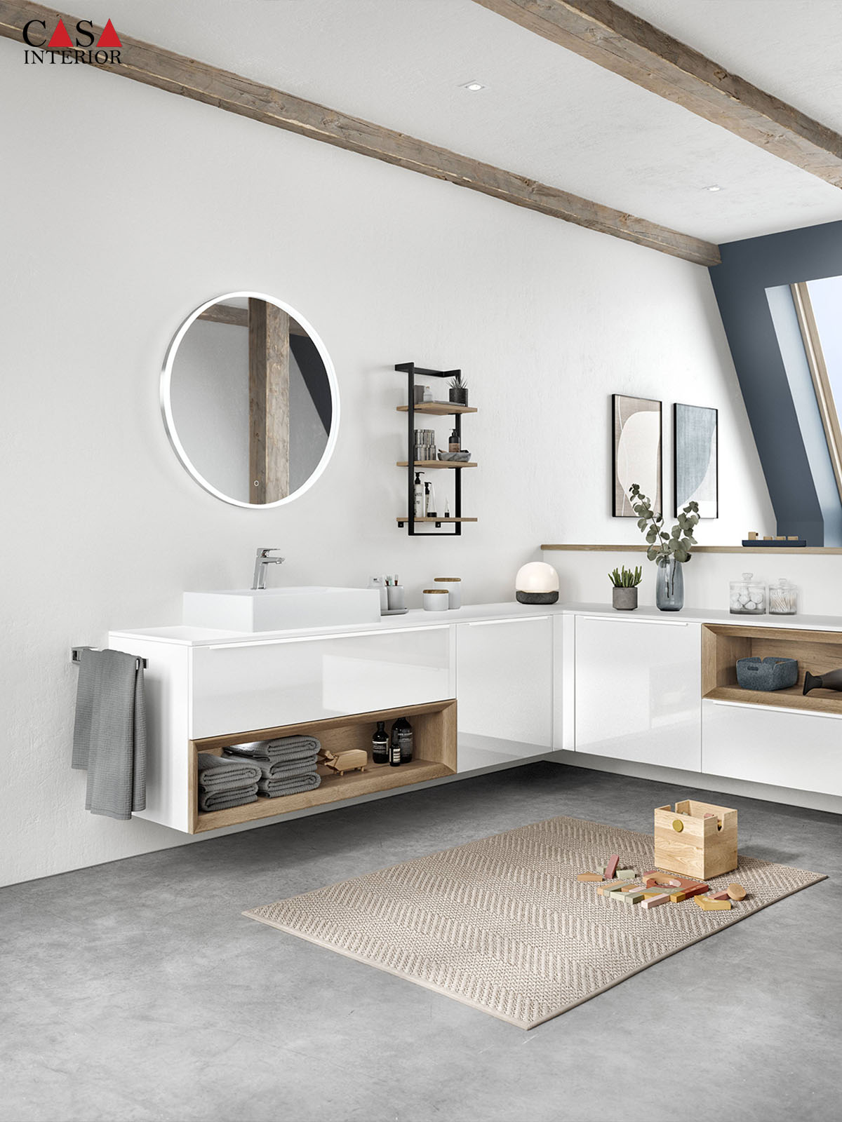 Baño – Nobilia – Novalux – 516 blanco alpino brillo intenso