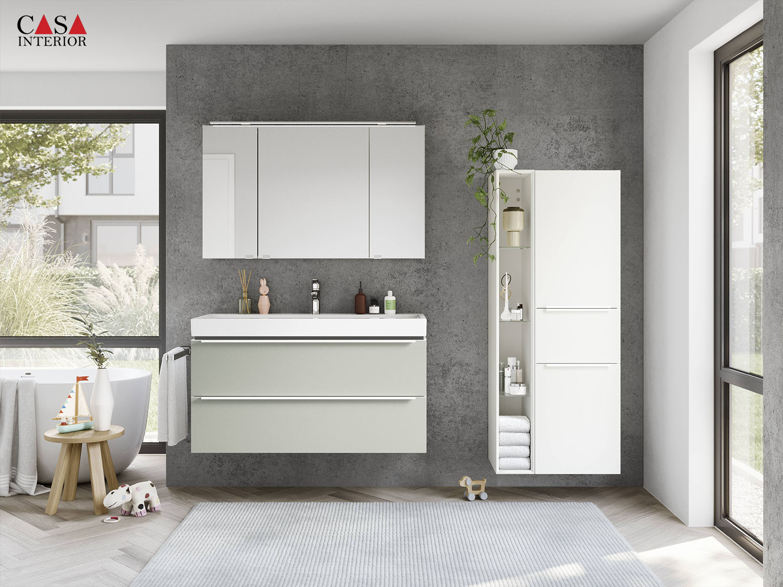 Baño – Nobilia – Senso – 490 blanco alpino premium mate
