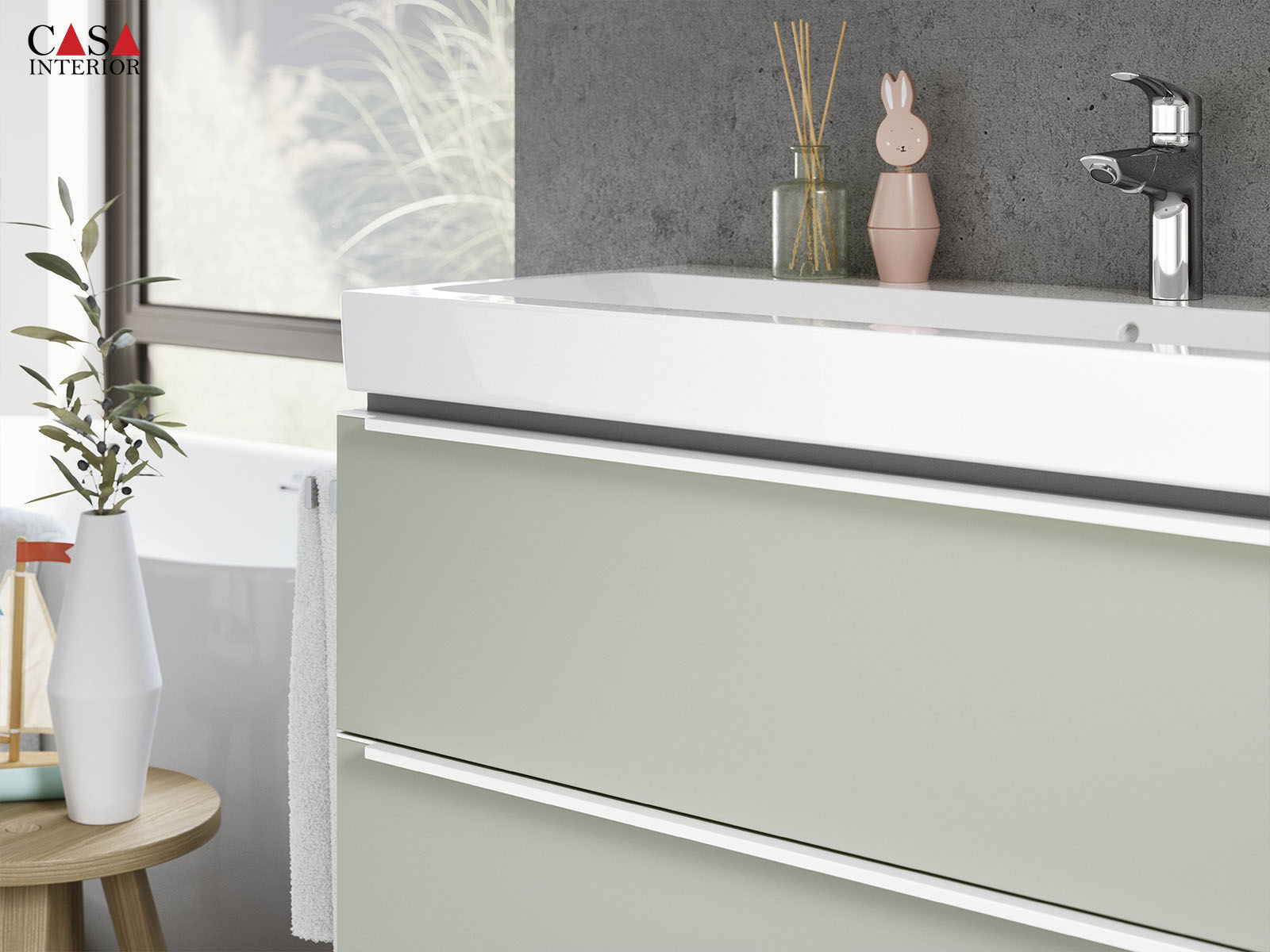 Baño – Nobilia – Senso – 490 blanco alpino premium mate