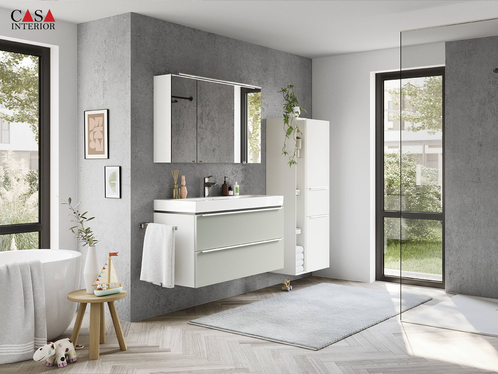 Baño – Nobilia – Senso – 490 blanco alpino premium mate