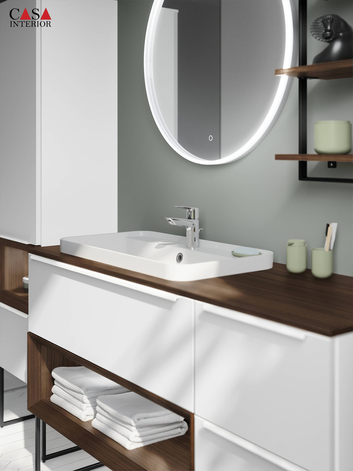 Baño – Nobilia – Senso – 490 blanco alpino premium mate