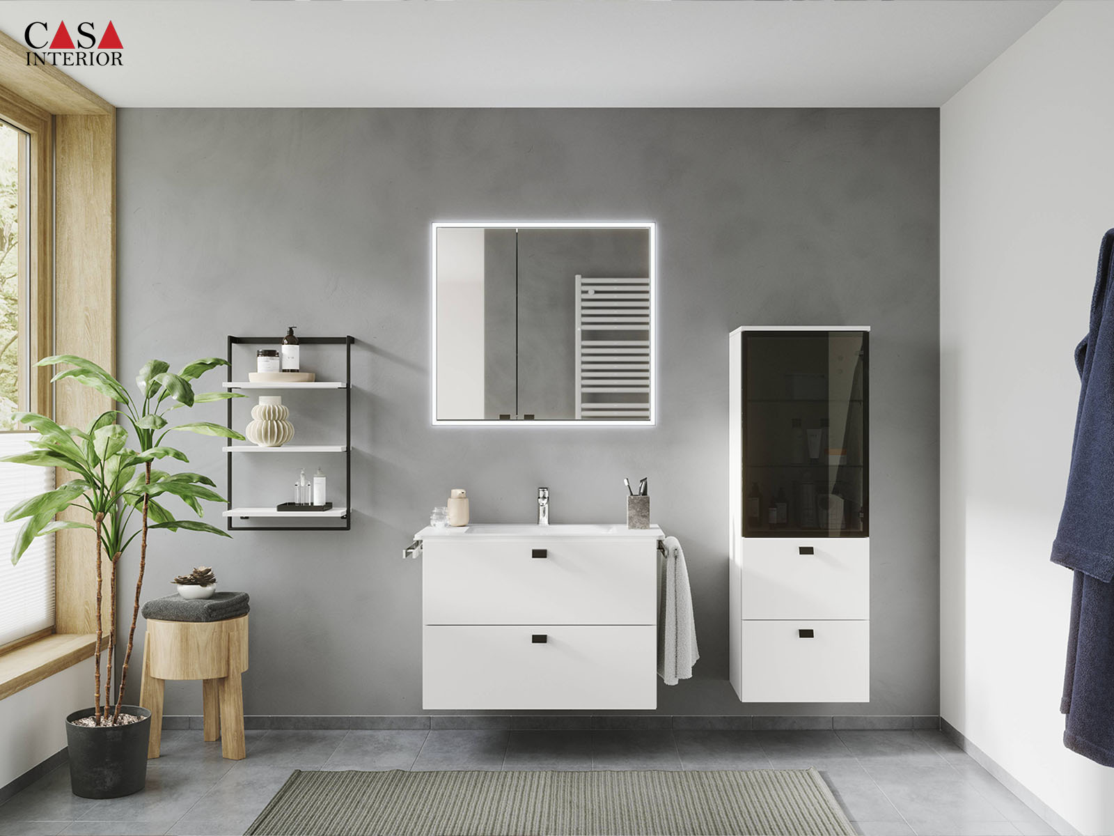 Baño – Nobilia – Senso – 490 blanco alpino premium mate