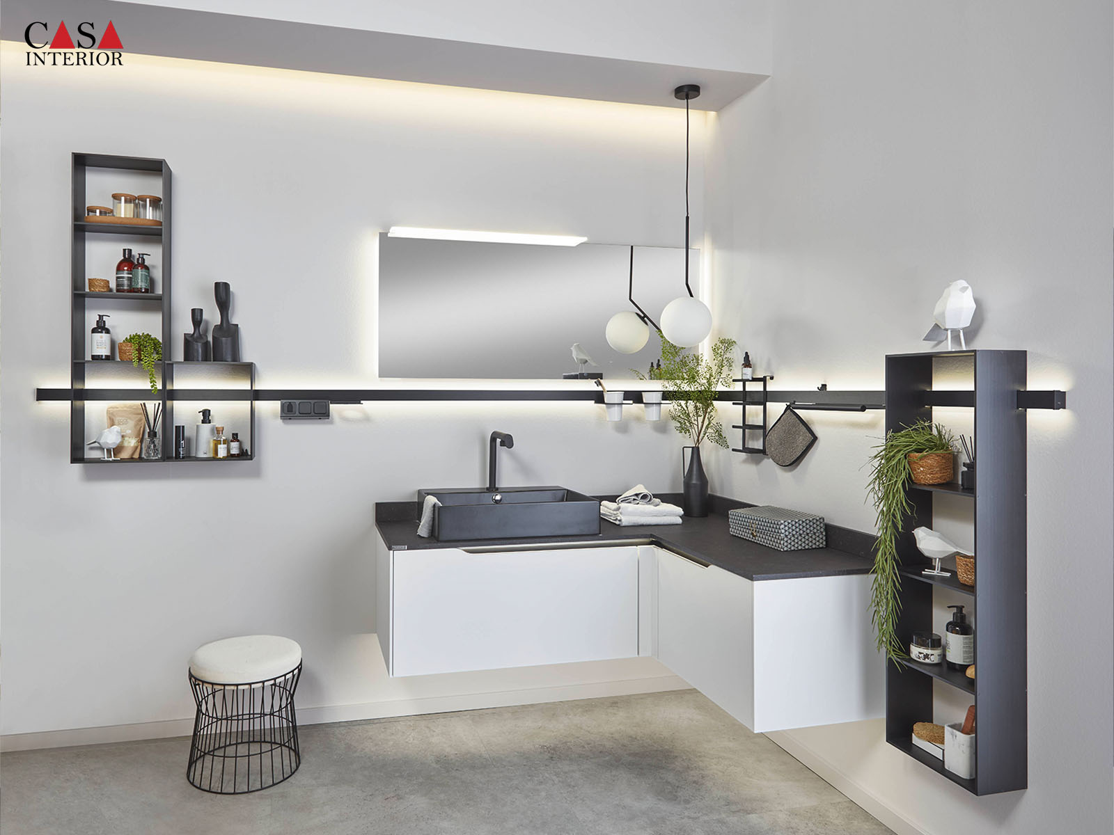 Baño – Nobilia – Senso – 490 blanco alpino premium mate – Line N