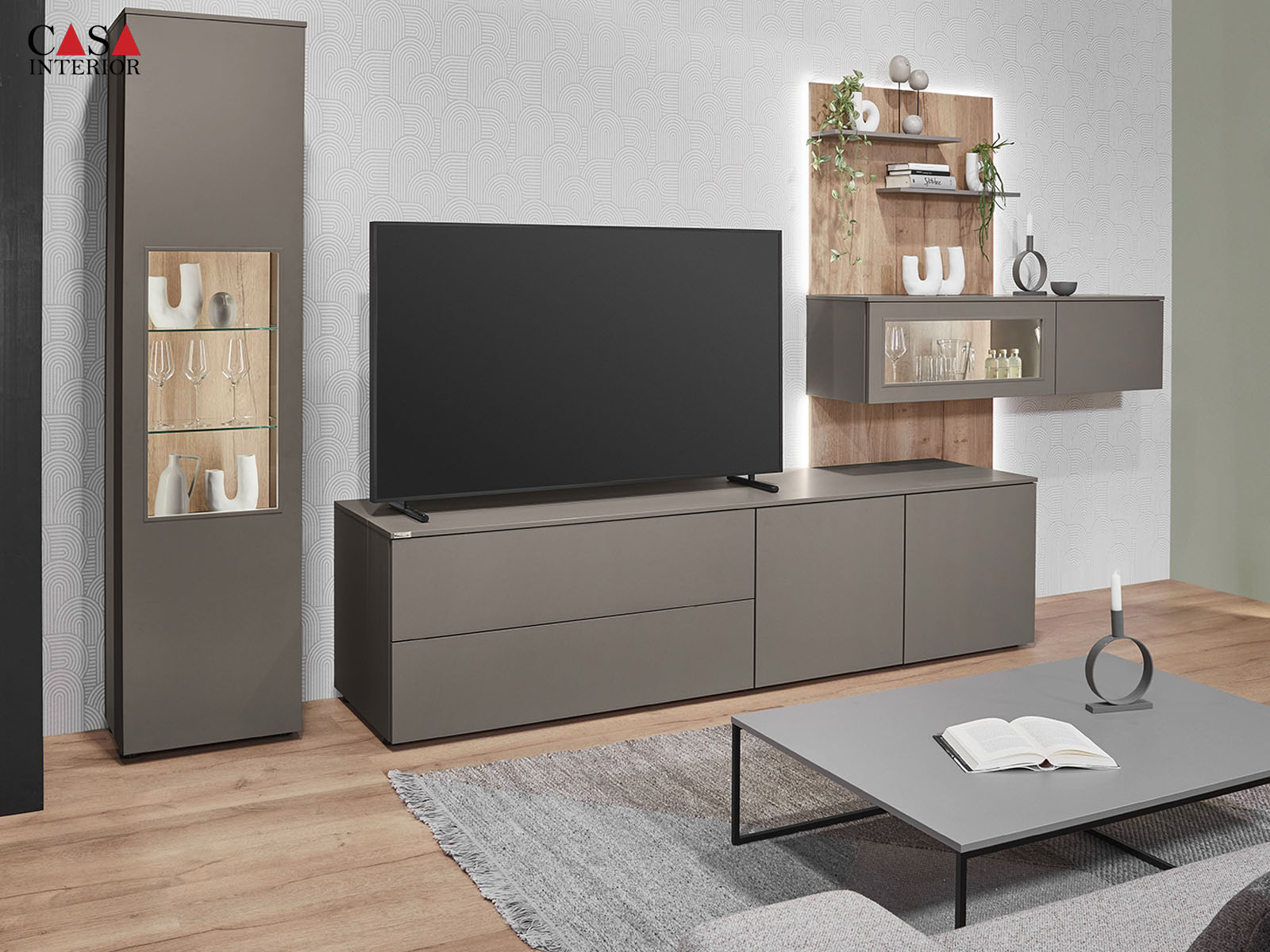 Sala de estar – Nobilia – Laser – 461 Gris taupe