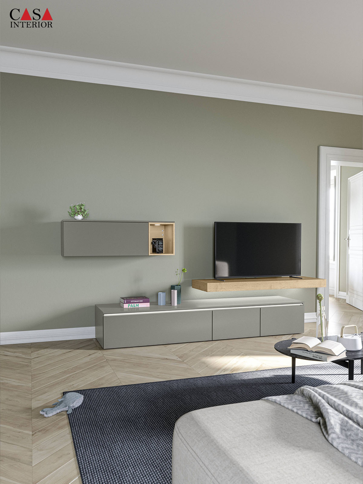 Sala de estar – Nobilia – Laser – 461 Gris taupe