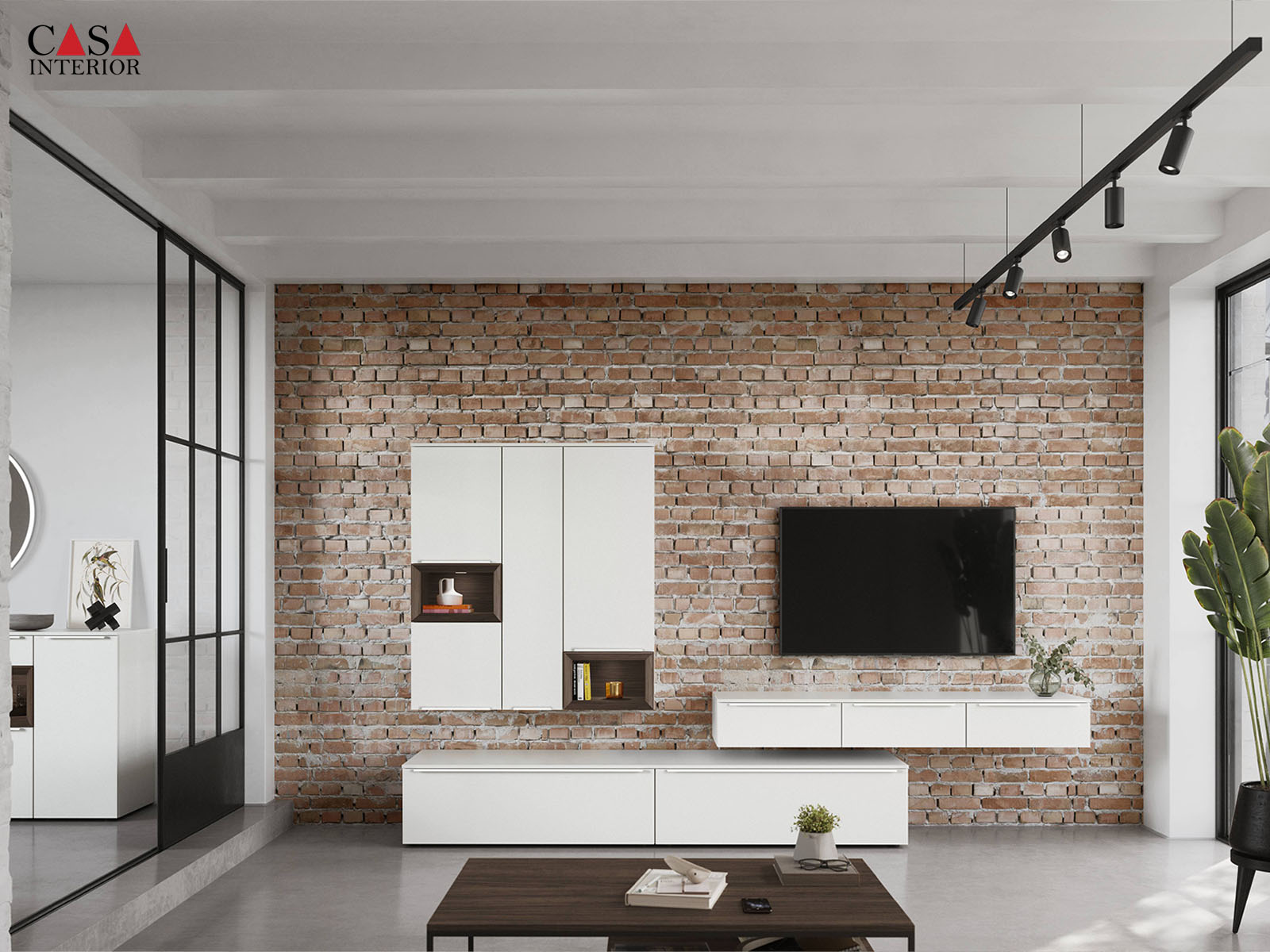 Sala de estar – Nobilia – Senso – 490 blanco alpino premium mate