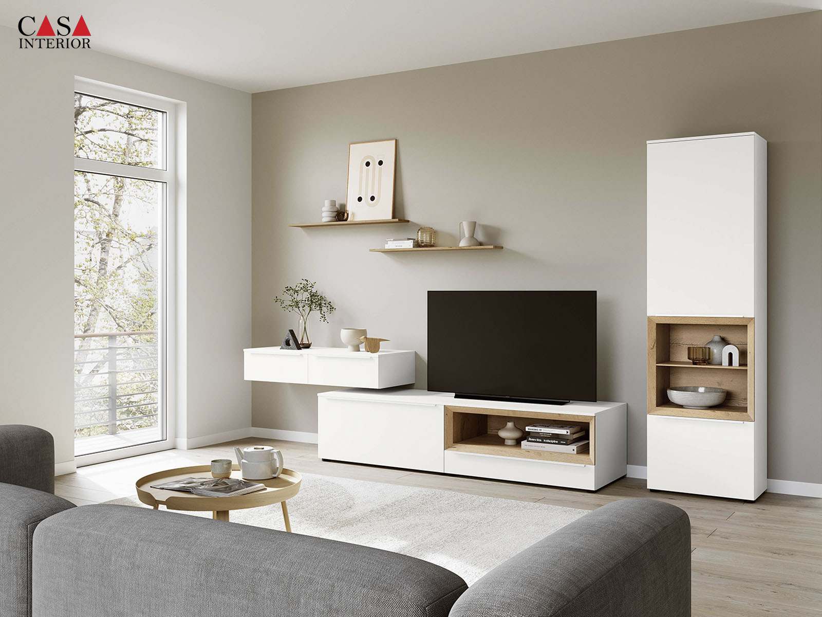 Sala de estar – Nobilia – Senso – 490 blanco alpino premium mate