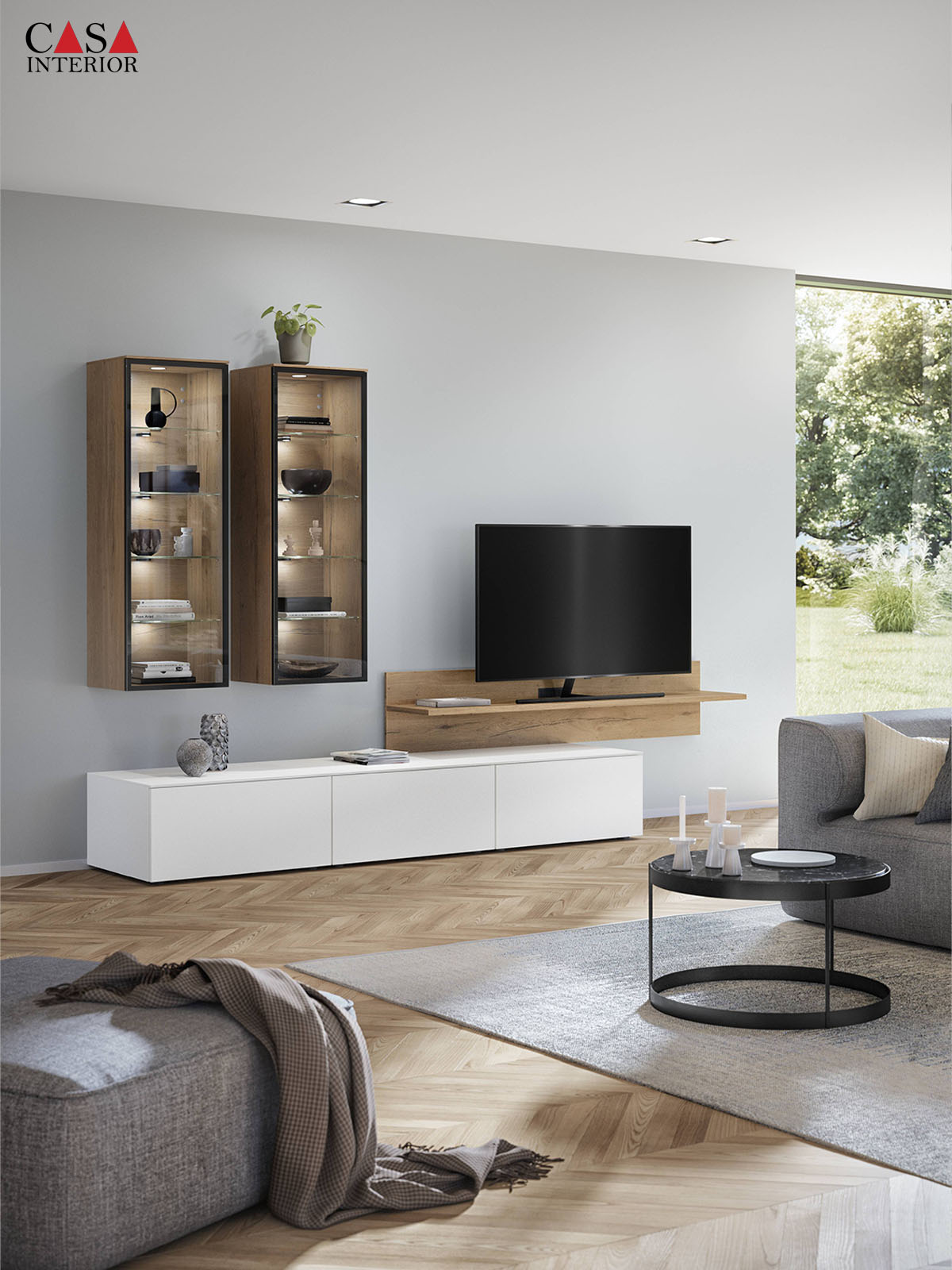 Sala de estar – Nobilia – Senso – 490 blanco alpino premium mate