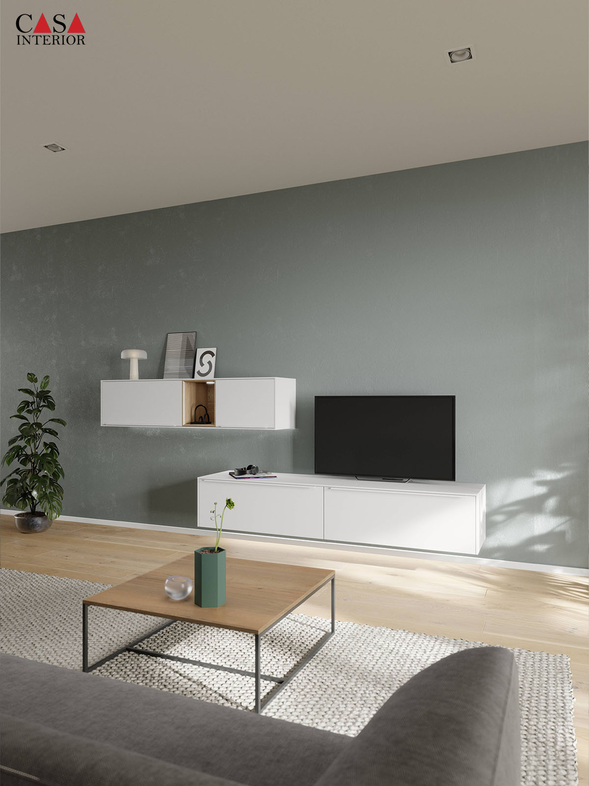 Sala de estar – Nobilia – Senso – 490 blanco alpino premium mate