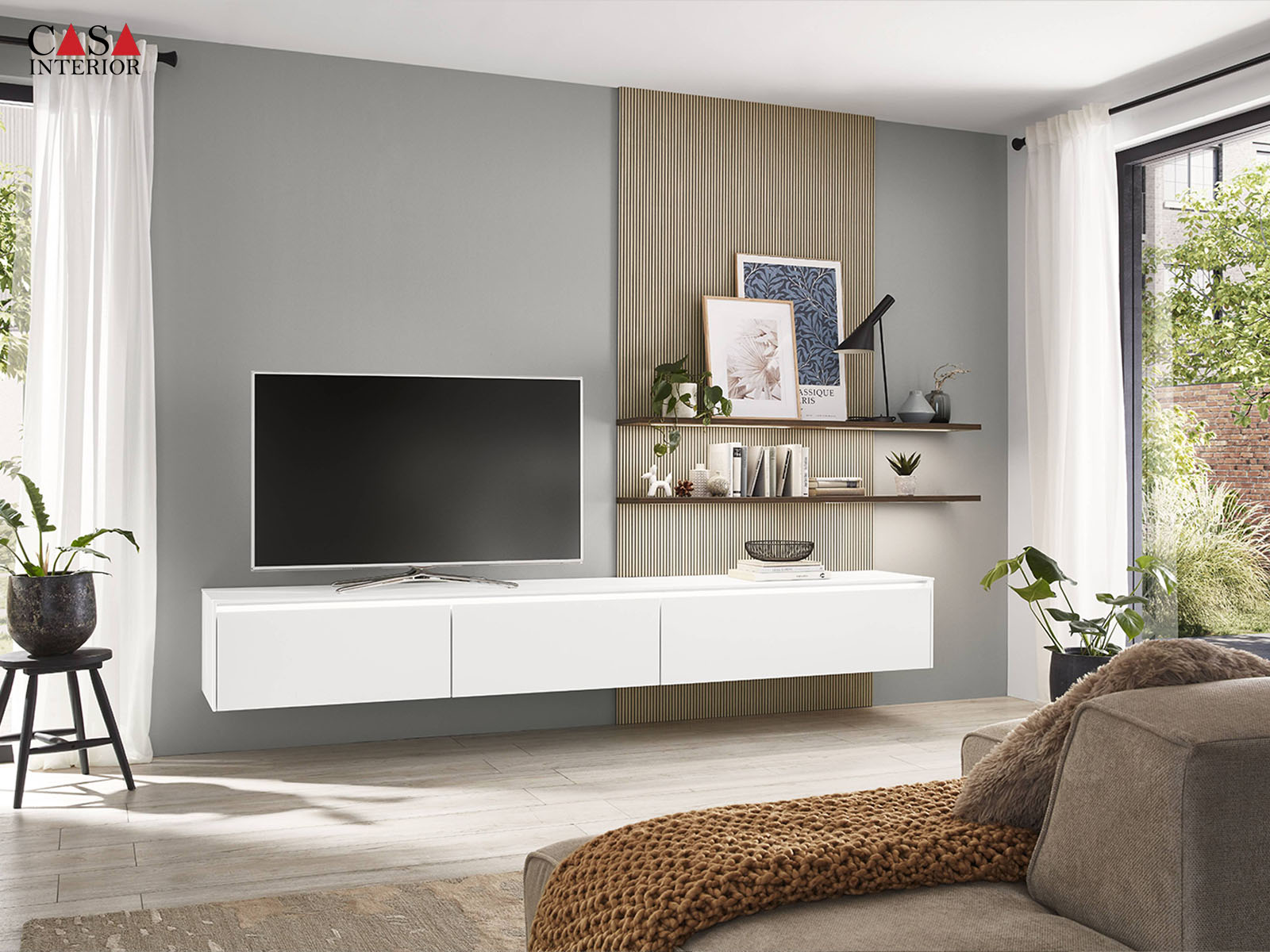 Sala de estar – Nobilia – Senso – 490 blanco alpino premium mate – Line N