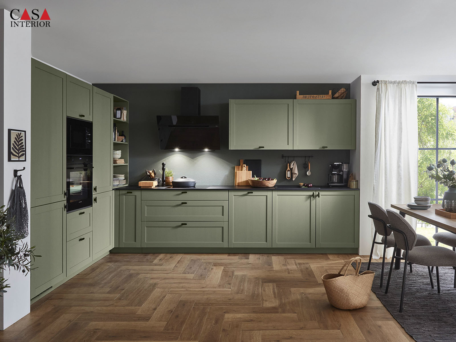 Nobilia – Frame – 617 Estructura de madera verde oliva