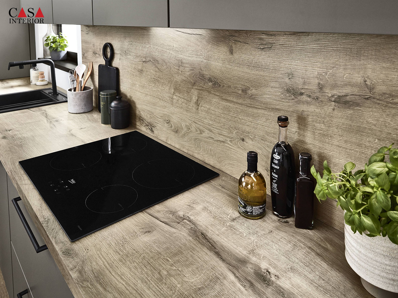 Cocina moderna Nobilia Laser 461 Gris Taupe