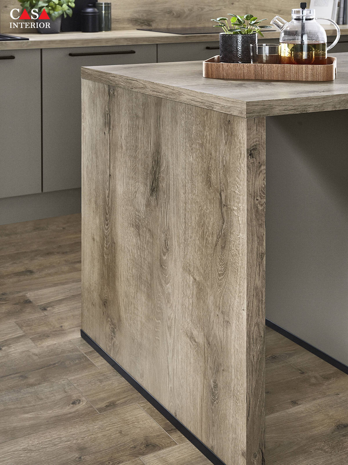 Cocina moderna Nobilia Laser 461 Gris Taupe