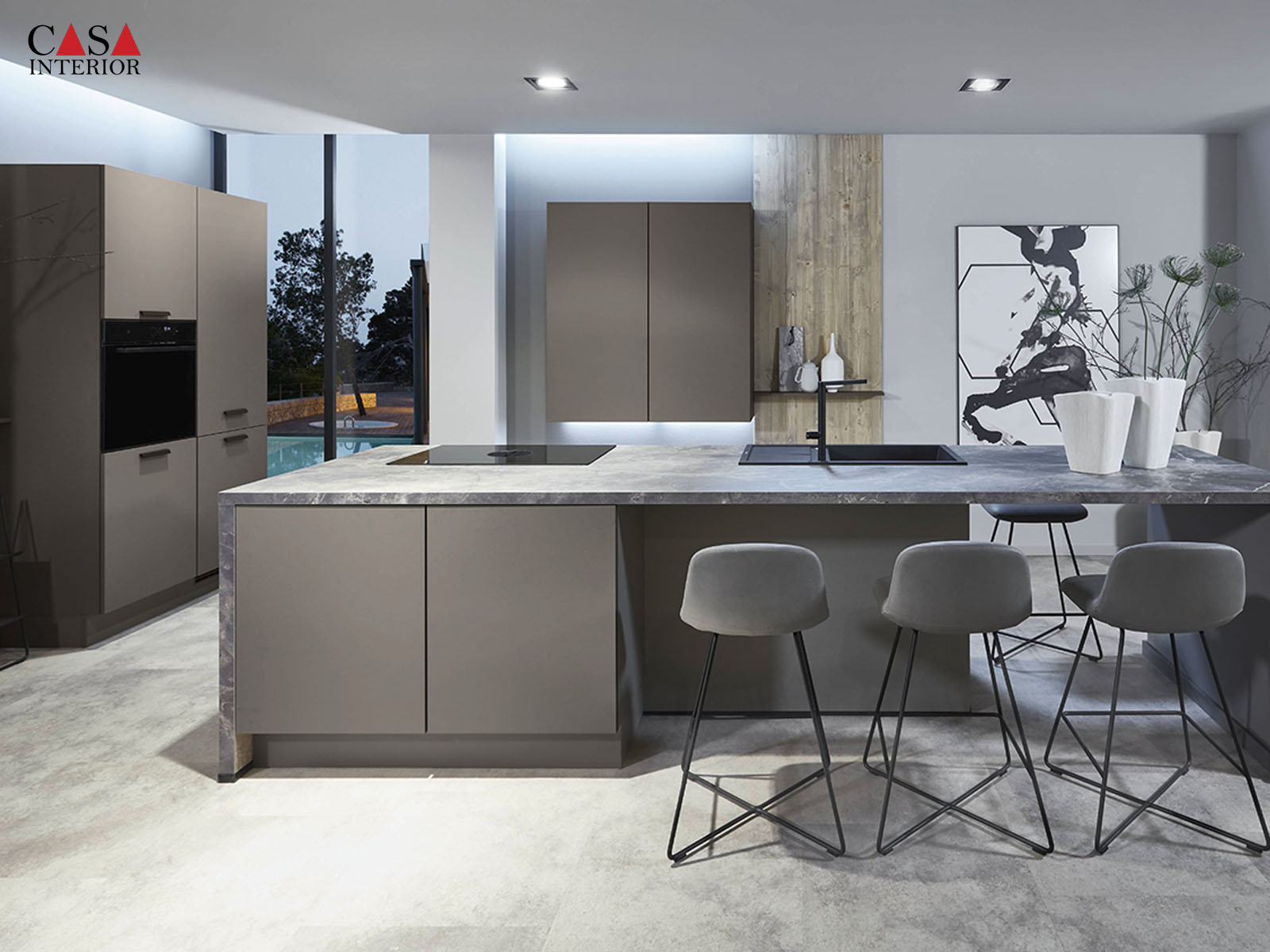 Nobilia – Laser – 461 Gris taupe