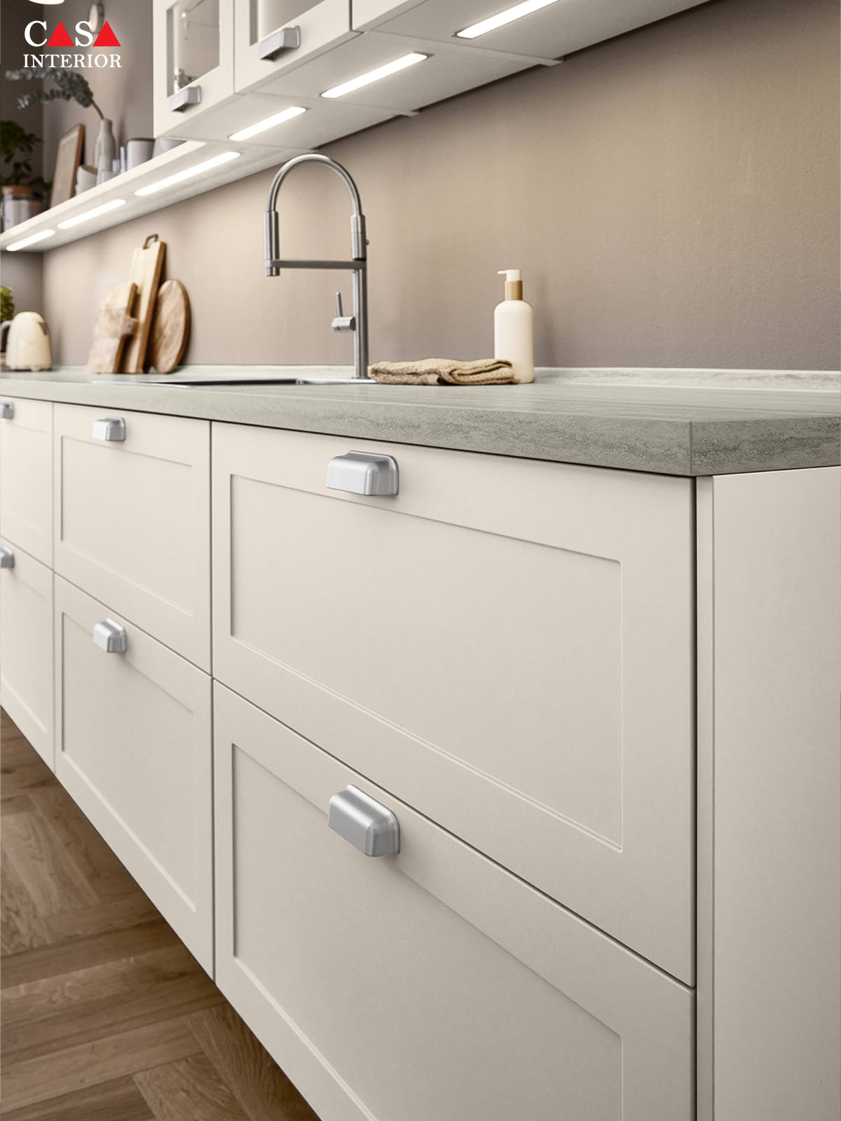 Cocina Clásica Nobilia Nordic 788 arena fina mate perfecto