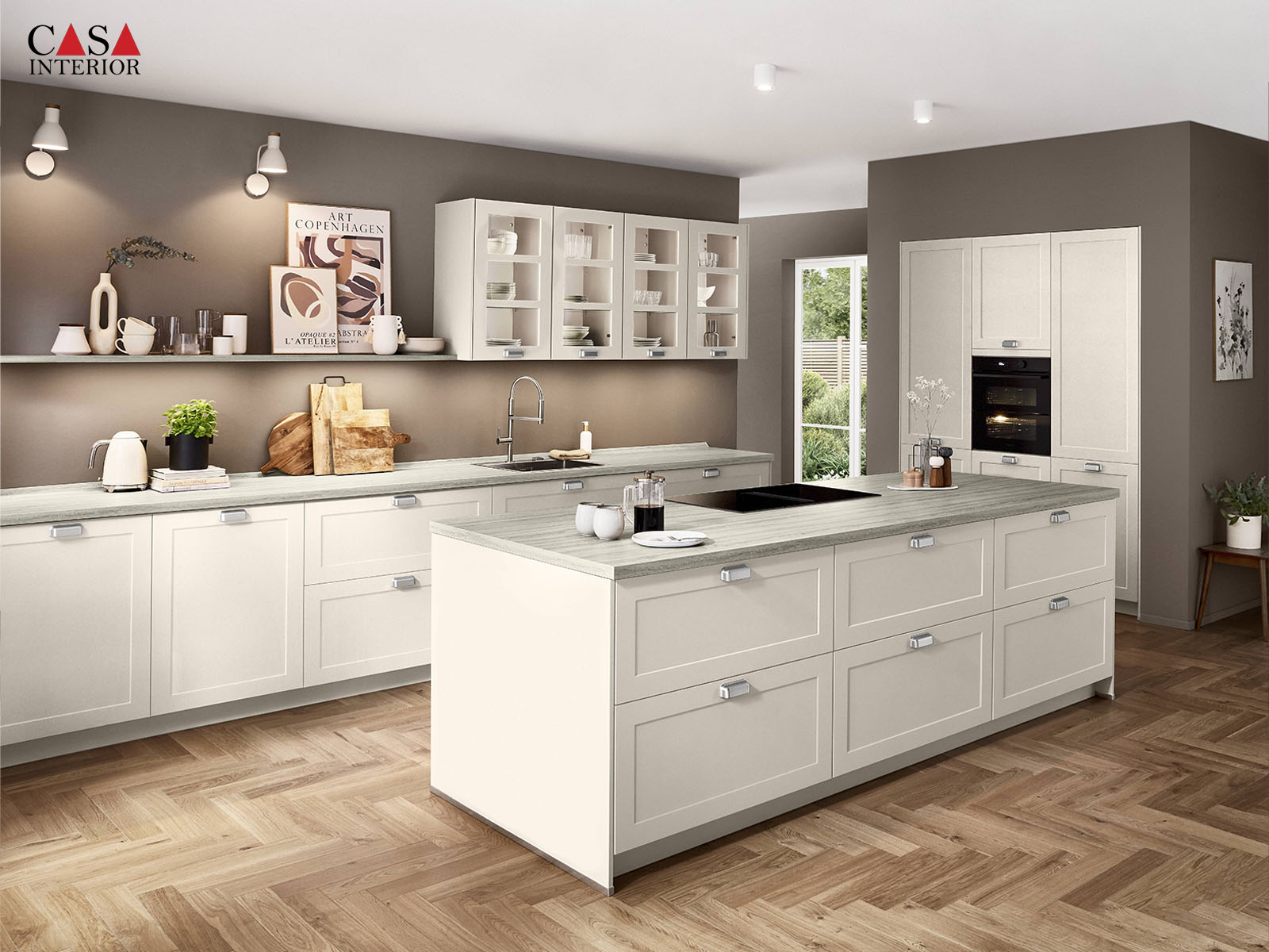 Cocina Clásica Nobilia Nordic 788 arena fina mate perfecto