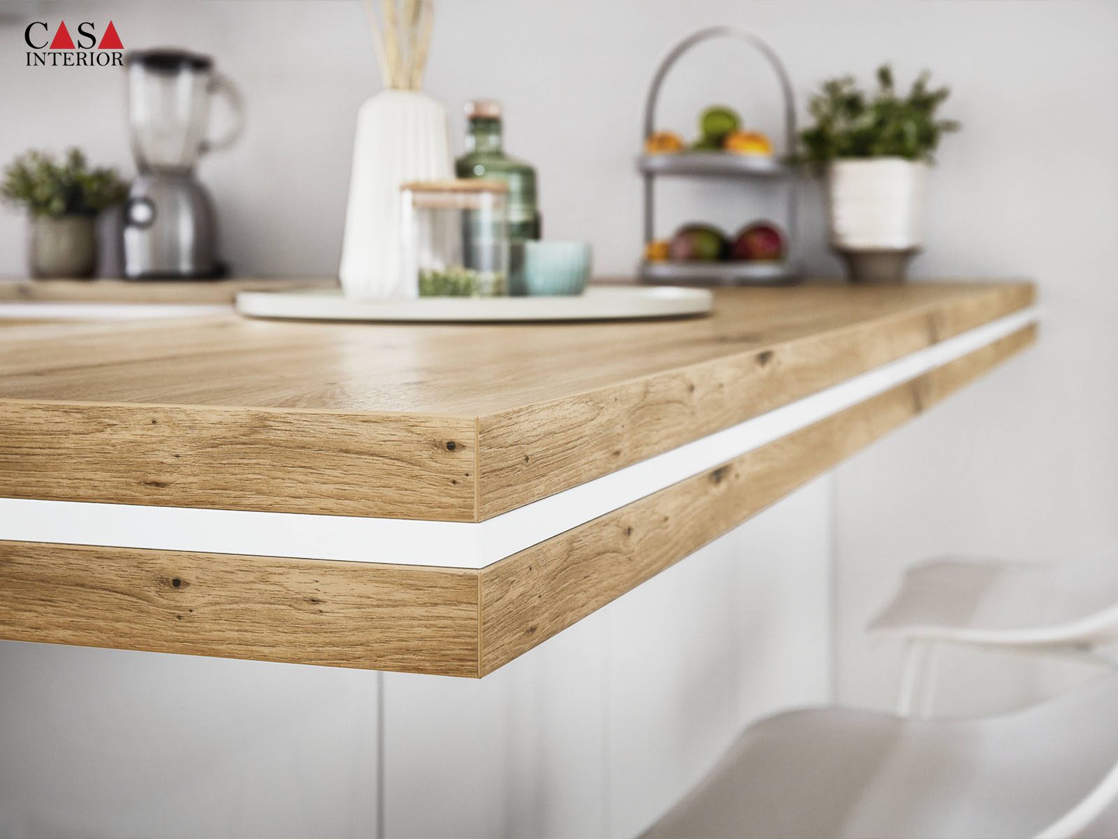 Cocina moderna Nobilia Novalux 516 blanco alpino brillo intenso