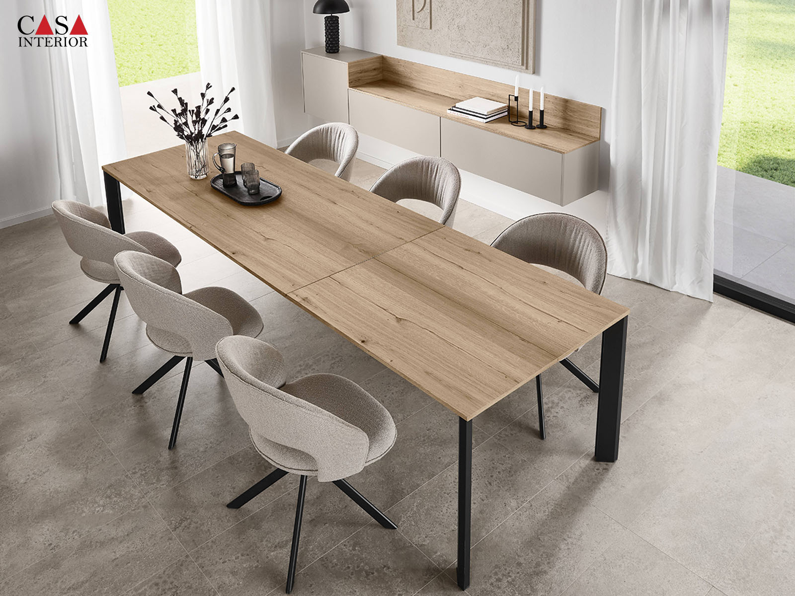 Modern kitchen Nobilia Senso 483 premium honed macchiato