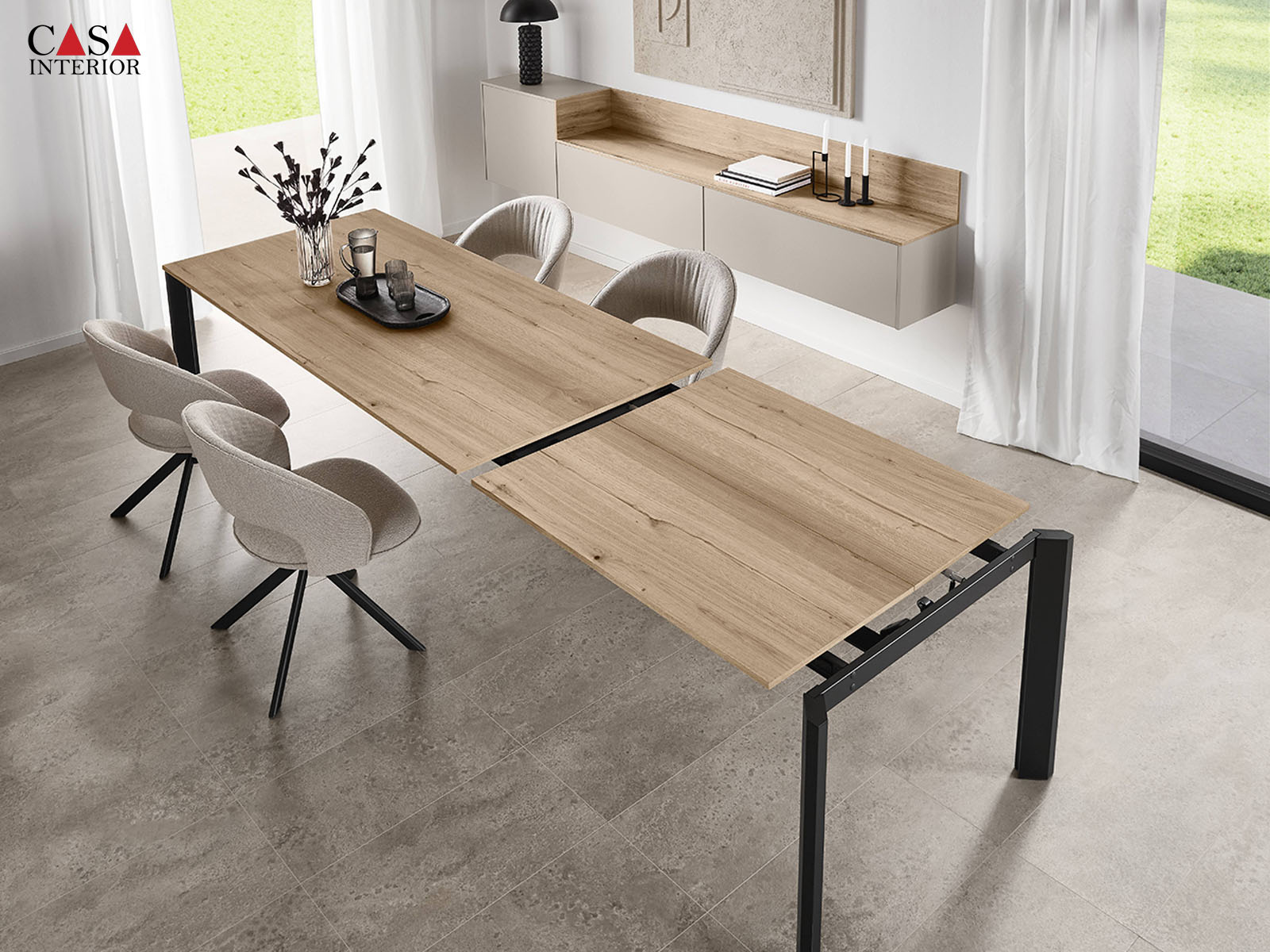 Modern kitchen Nobilia Senso 483 premium honed macchiato