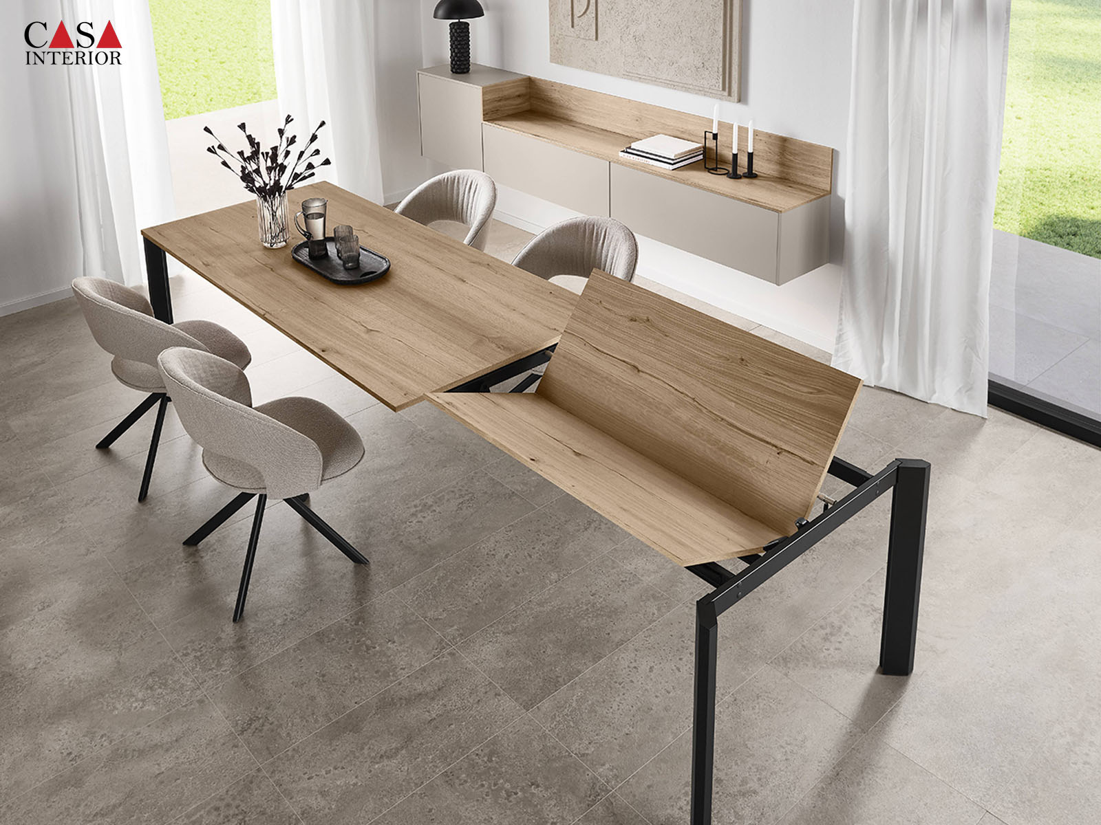 Modern kitchen Nobilia Senso 483 premium honed macchiato