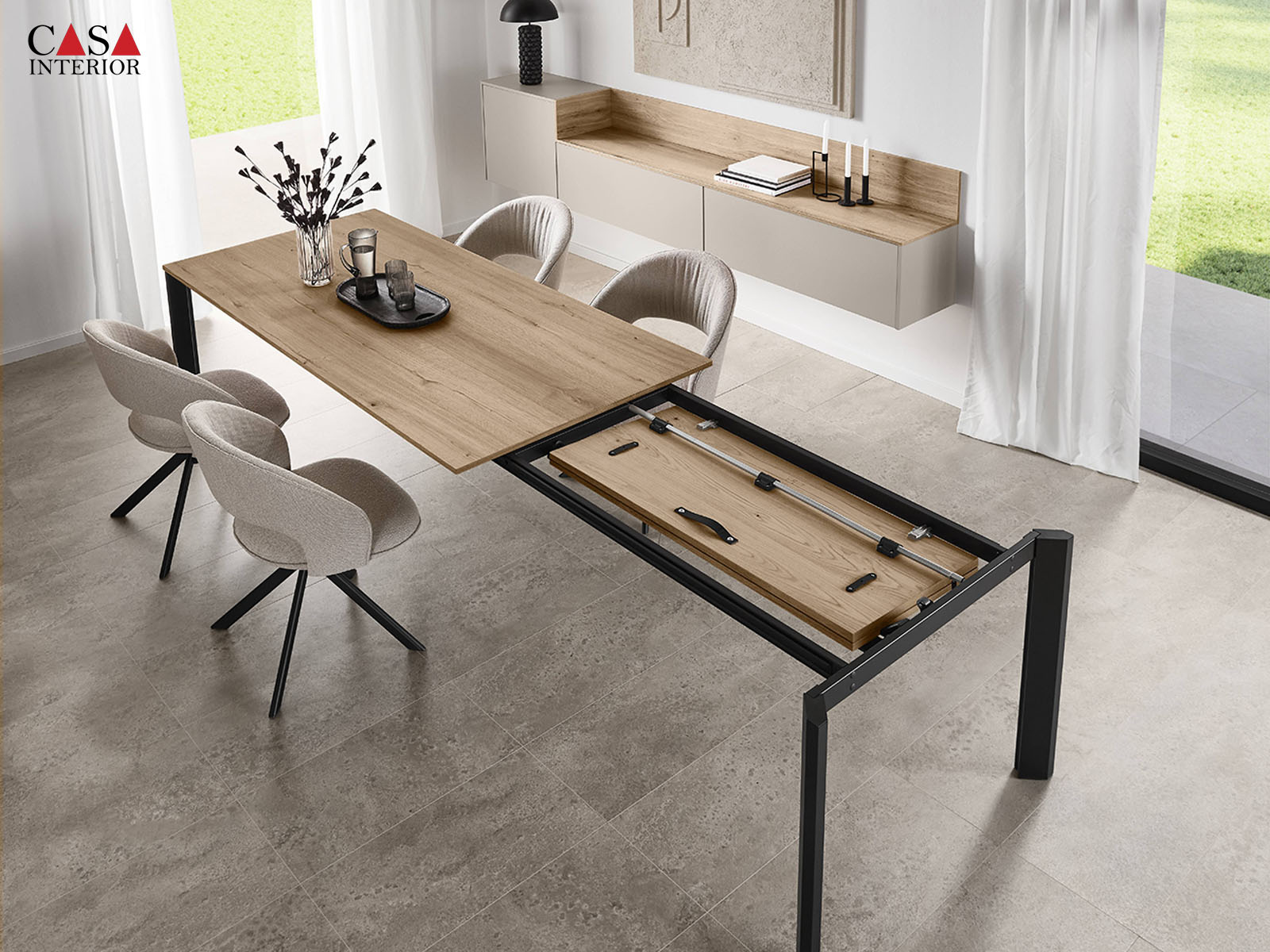Modern kitchen Nobilia Senso 483 premium honed macchiato