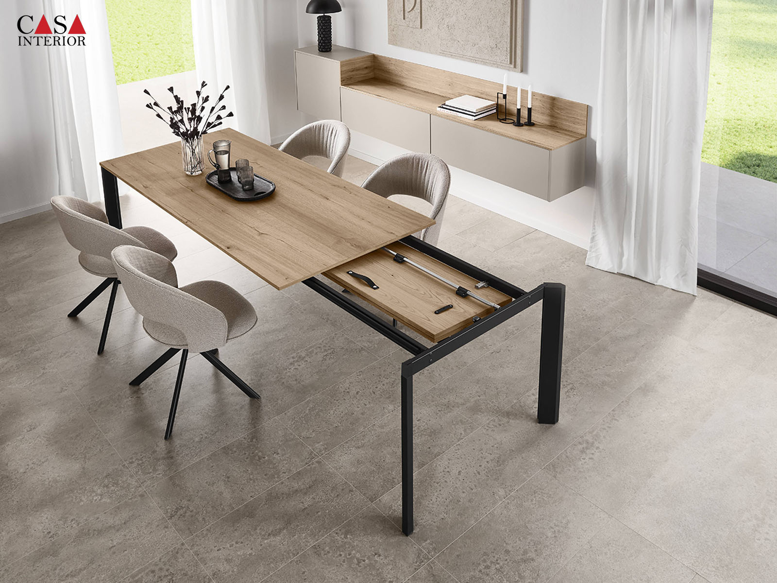 Modern kitchen Nobilia Senso 483 premium honed macchiato