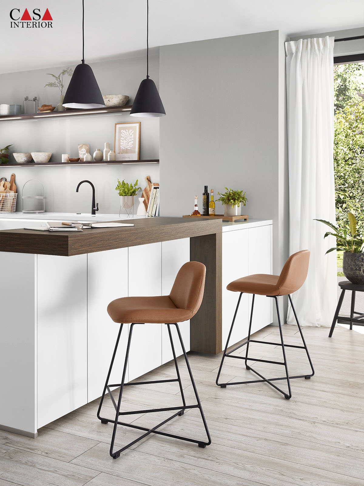 Cocina moderna Nobilia Senso 490 blanco alpino premium mate