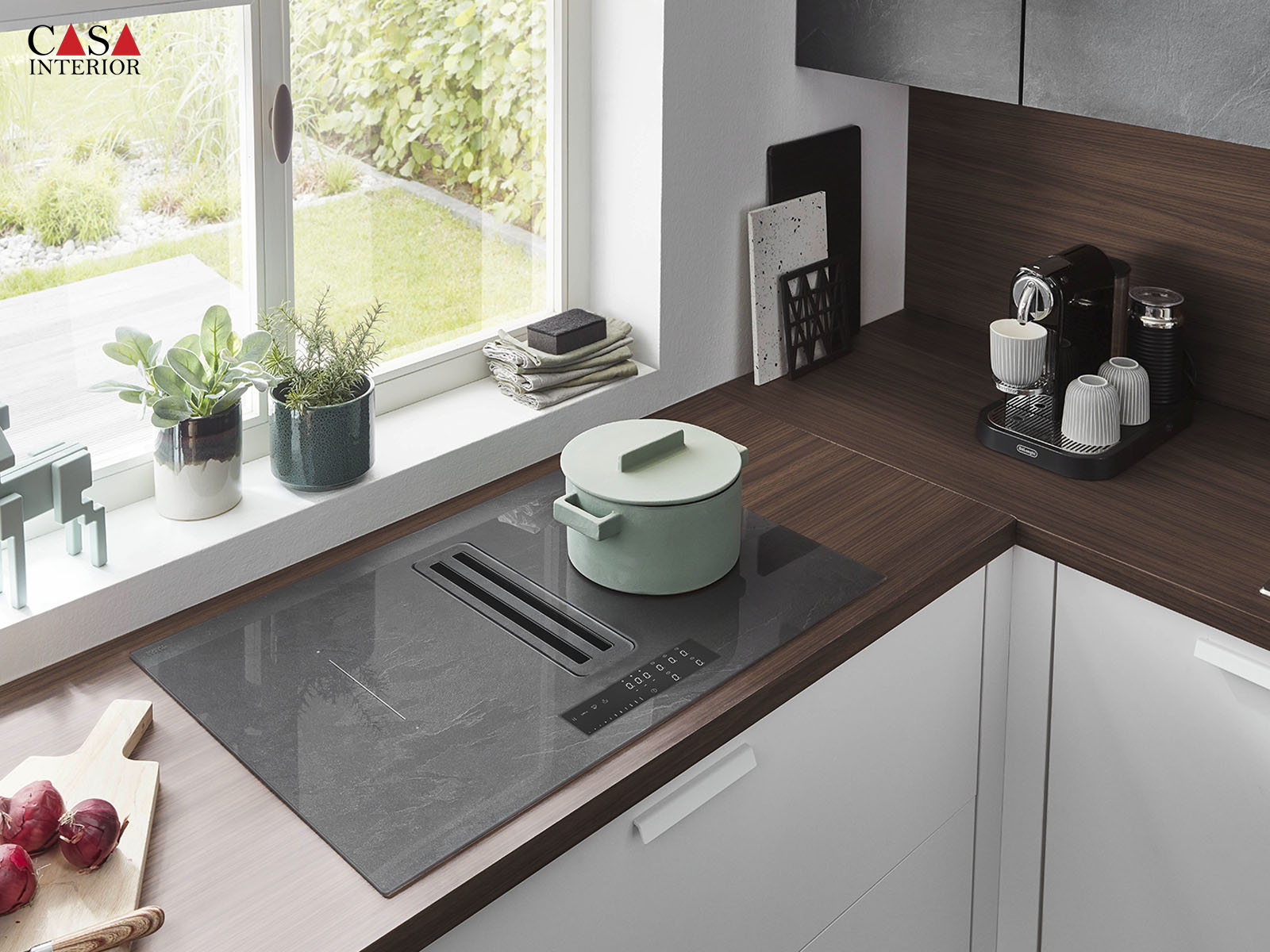 Cocina moderna Nobilia Senso 490 blanco alpino premium mate