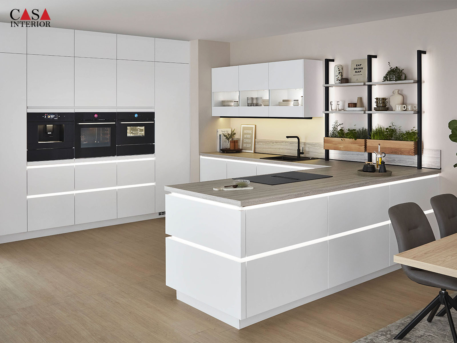 Nobilia – Senso – 490 blanco alpino premium mate – Line N