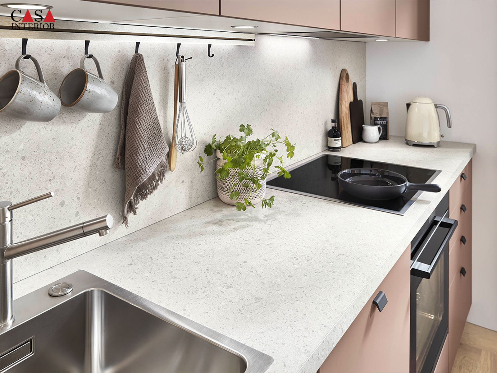 Cocina moderna Nobilia Senso 492 coral premium mate
