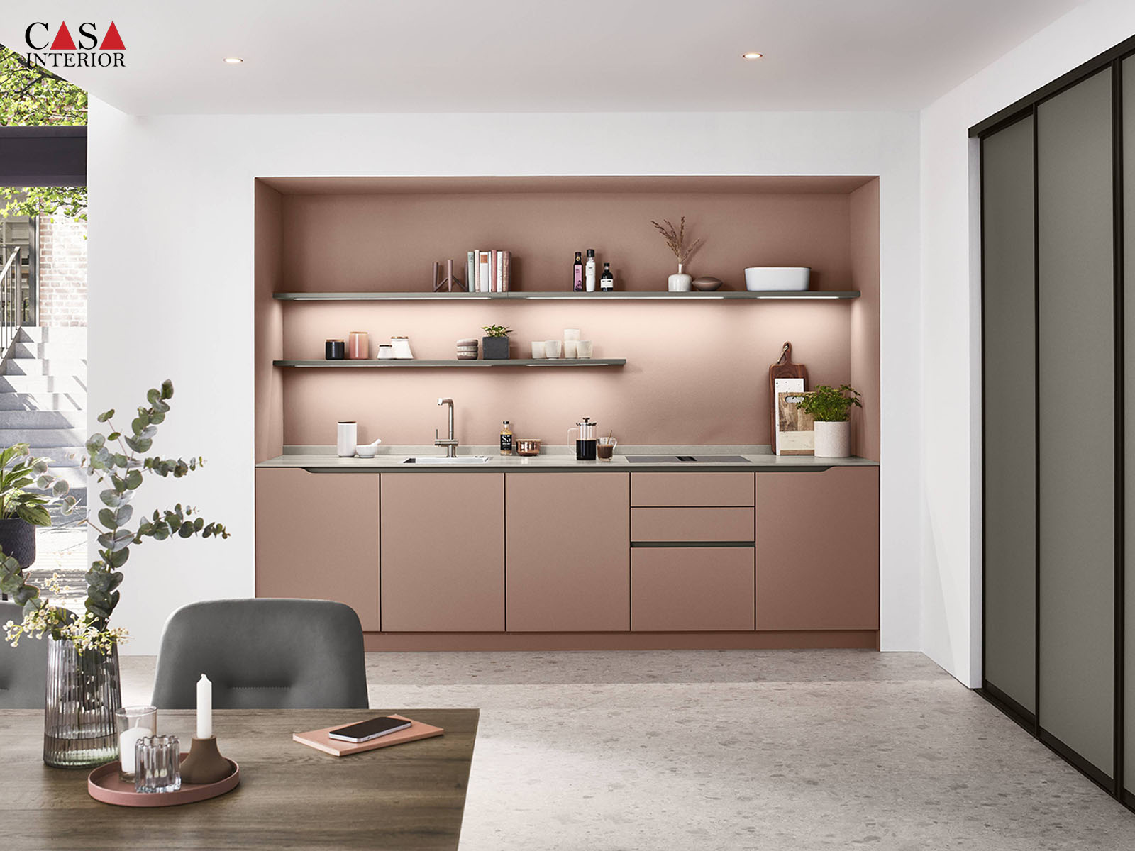 Nobilia – Senso – 492 coral premium mate – Line N