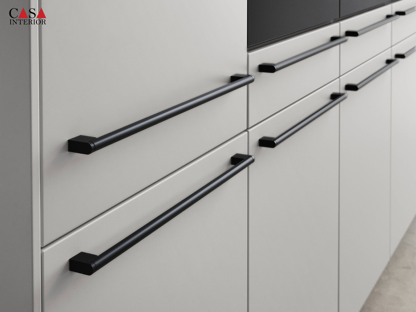 Cocina moderna Nobilia Softline 508 gris seda mate perfecto