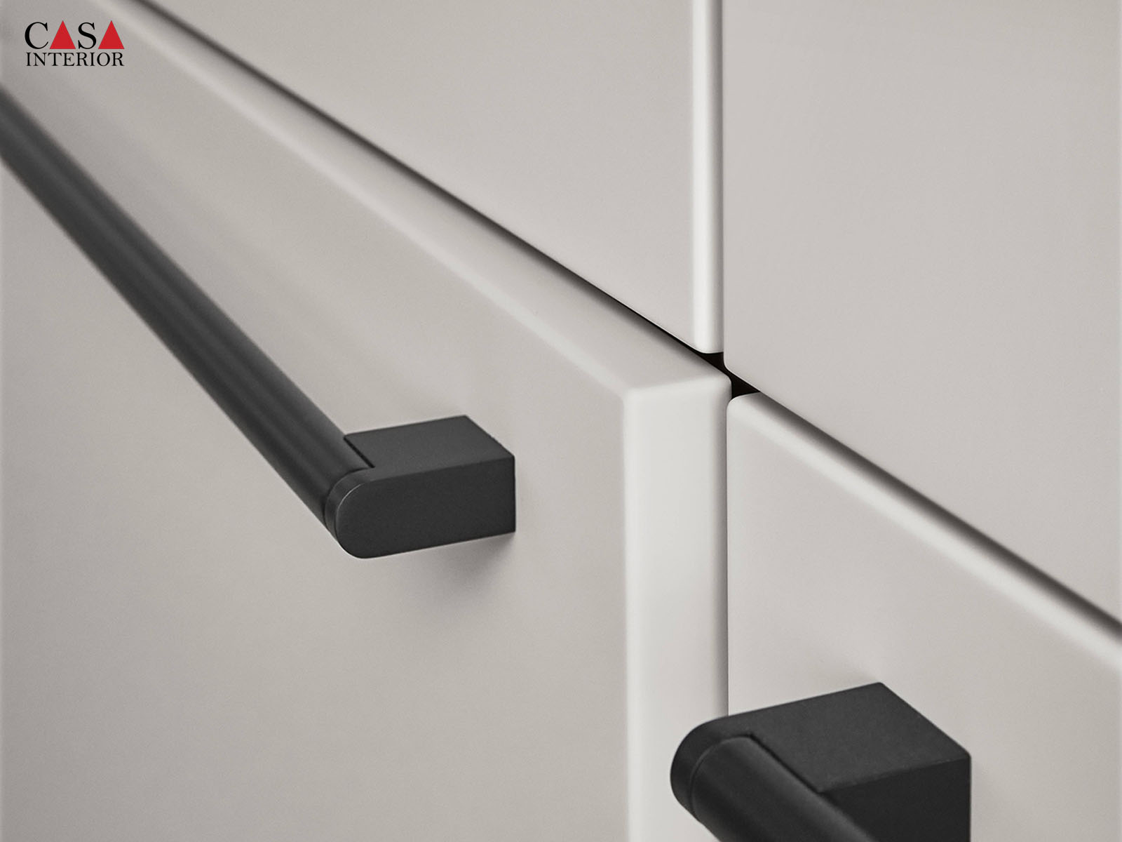Cocina moderna Nobilia Softline 508 gris seda mate perfecto